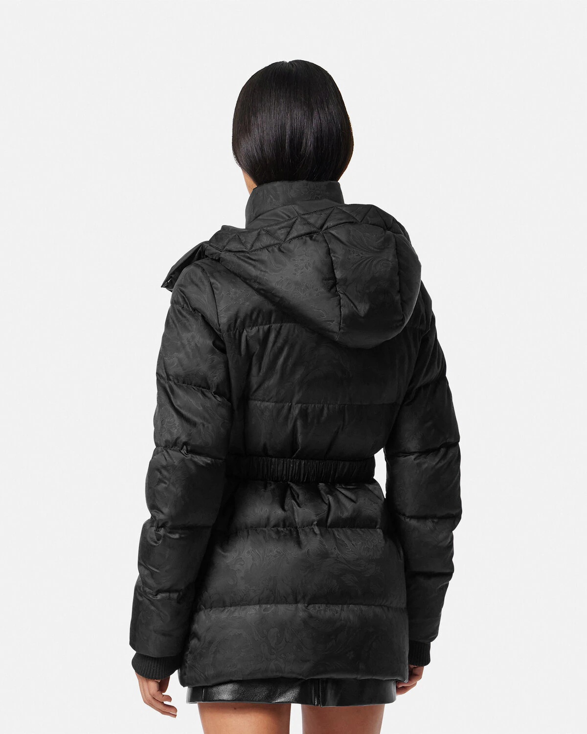 Barocco Jacquard Puffer Jacket - 5