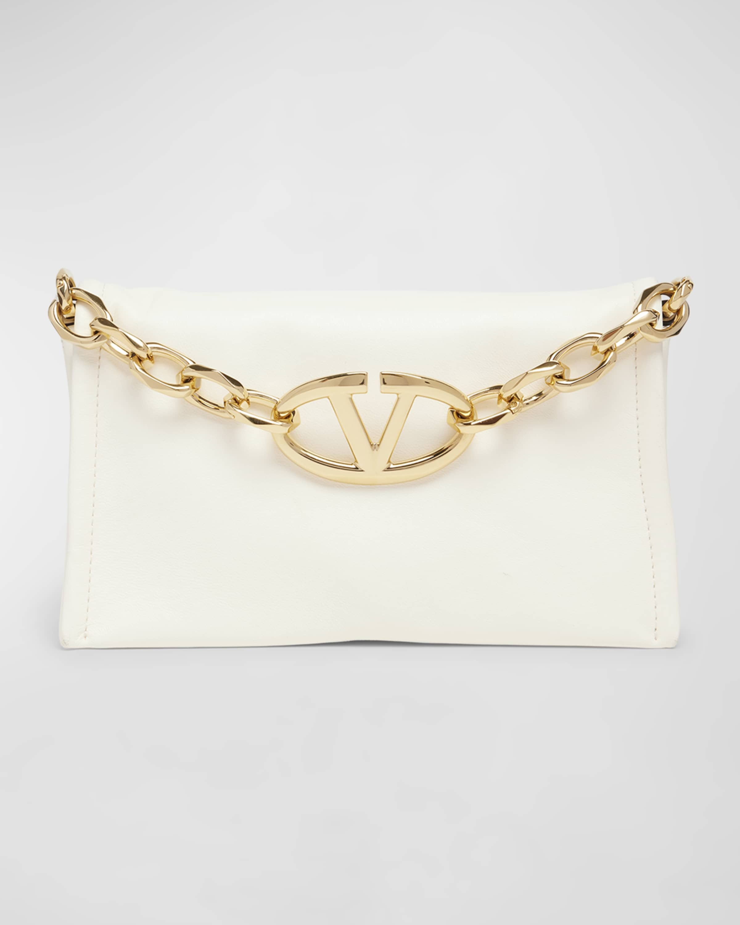 VLOGO Mini Flap Leather Clutch Bag - 1