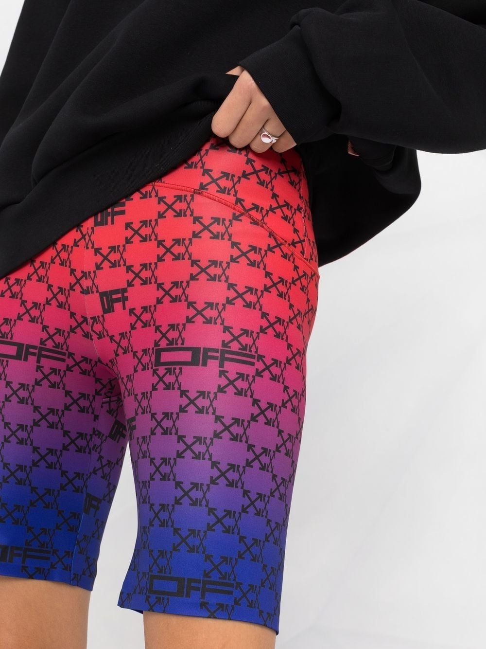 monogram-print cycling shorts - 3