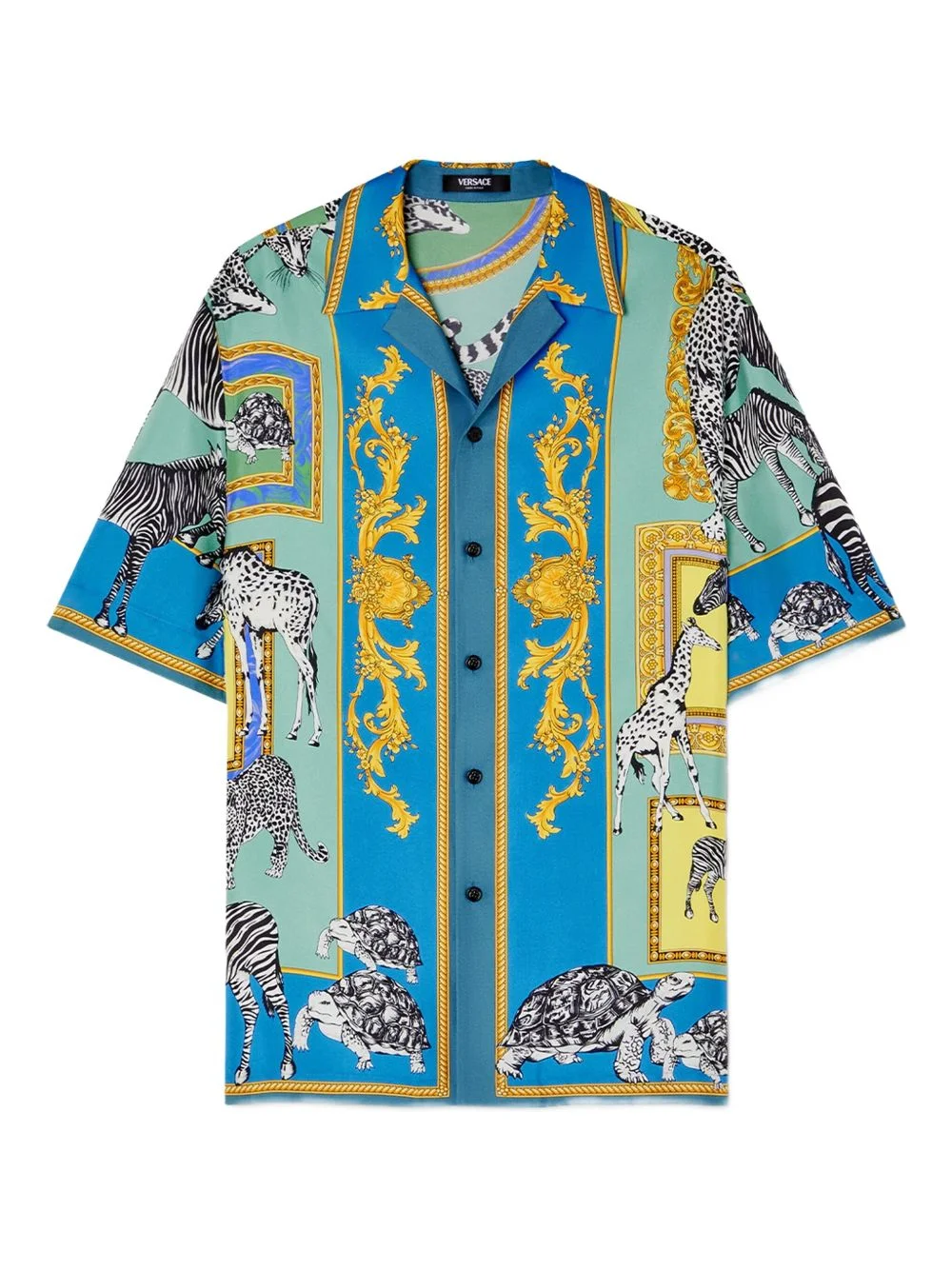 Safari printed silk shirt - 1
