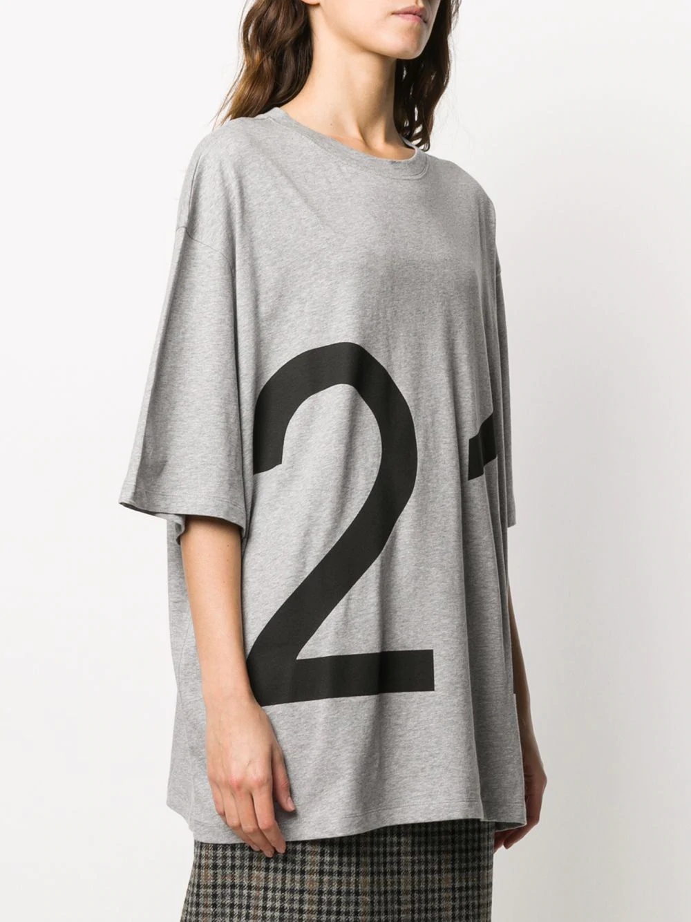 oversized logo print T-shirt - 3