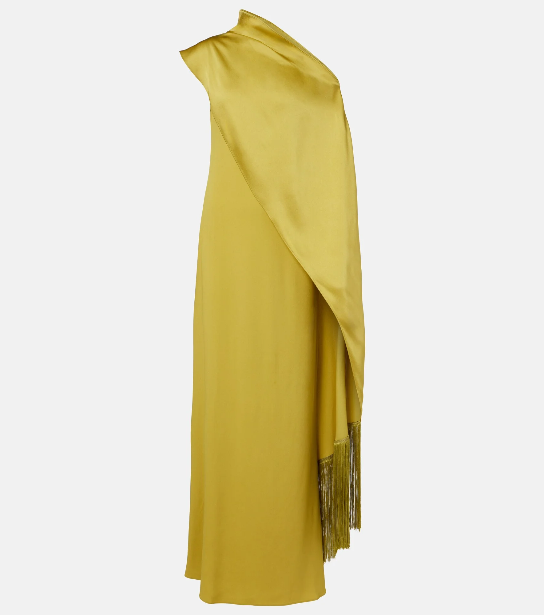 Berenson one-shoulder crêpe cady gown - 1
