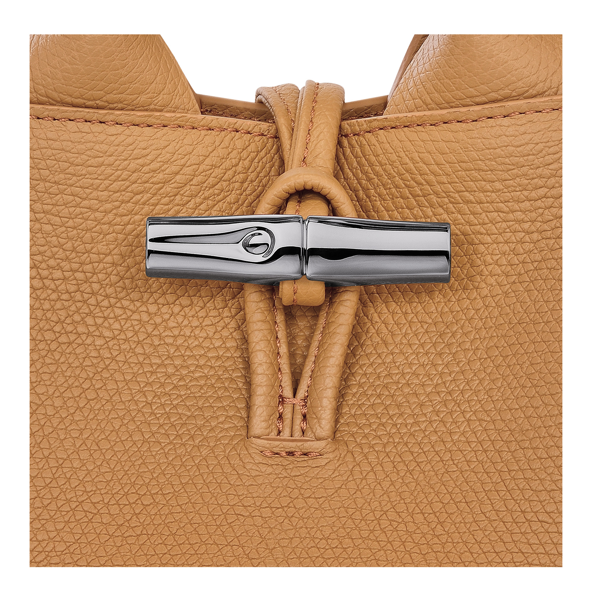 Le Roseau XS Handbag Walnut - Leather - 7