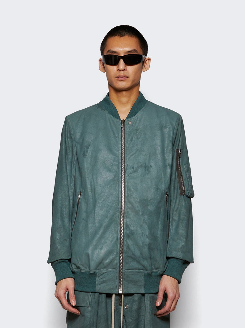 Rick Owens Classic Flight Bomber Jacket Mouthwash outlook