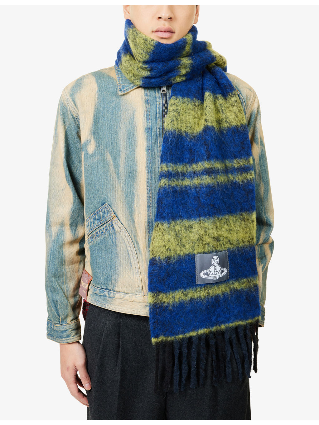 Chunky Striped Wool-Blend Scarf - 2