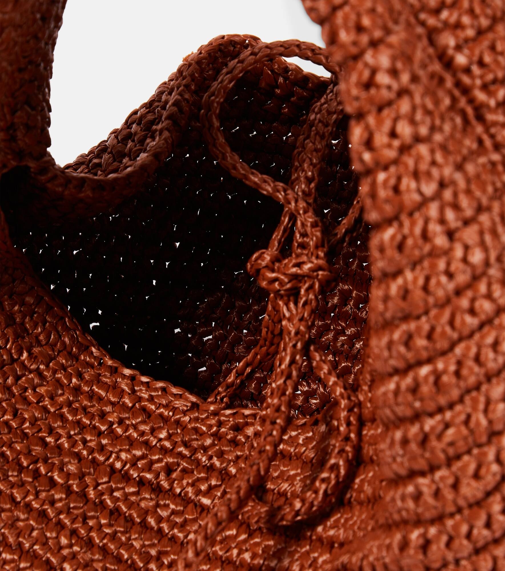 Olivia Medium raffia shoulder bag - 3