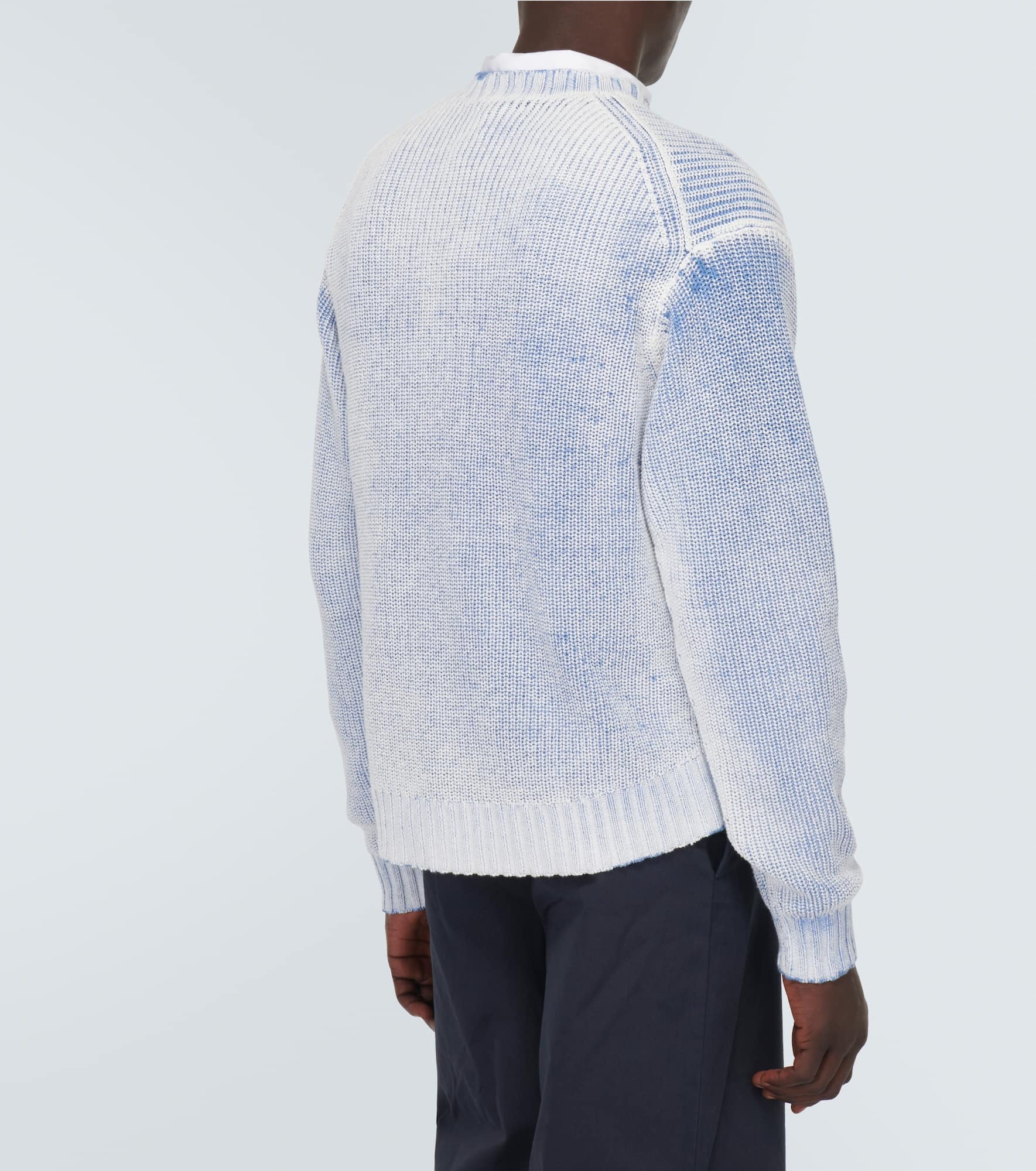 Appliqué cotton-blend sweater - 4