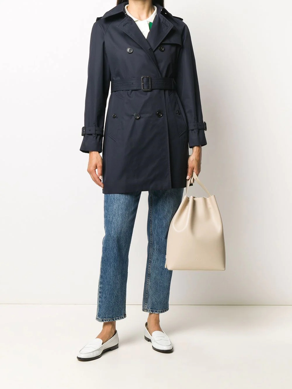 MUIE short cotton trench coat - 2