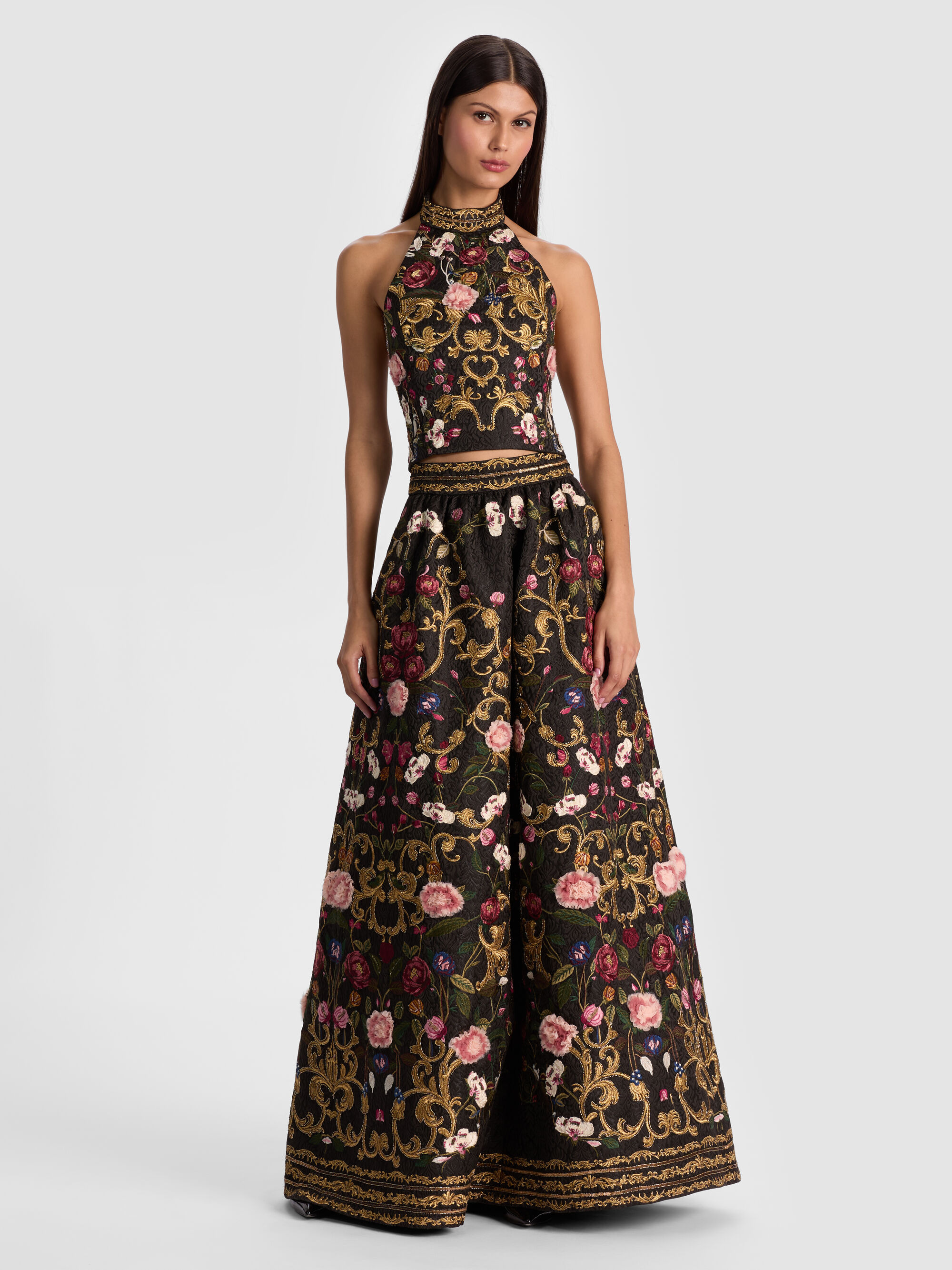 GATZ EMBELLISHED CROP TOP - 6