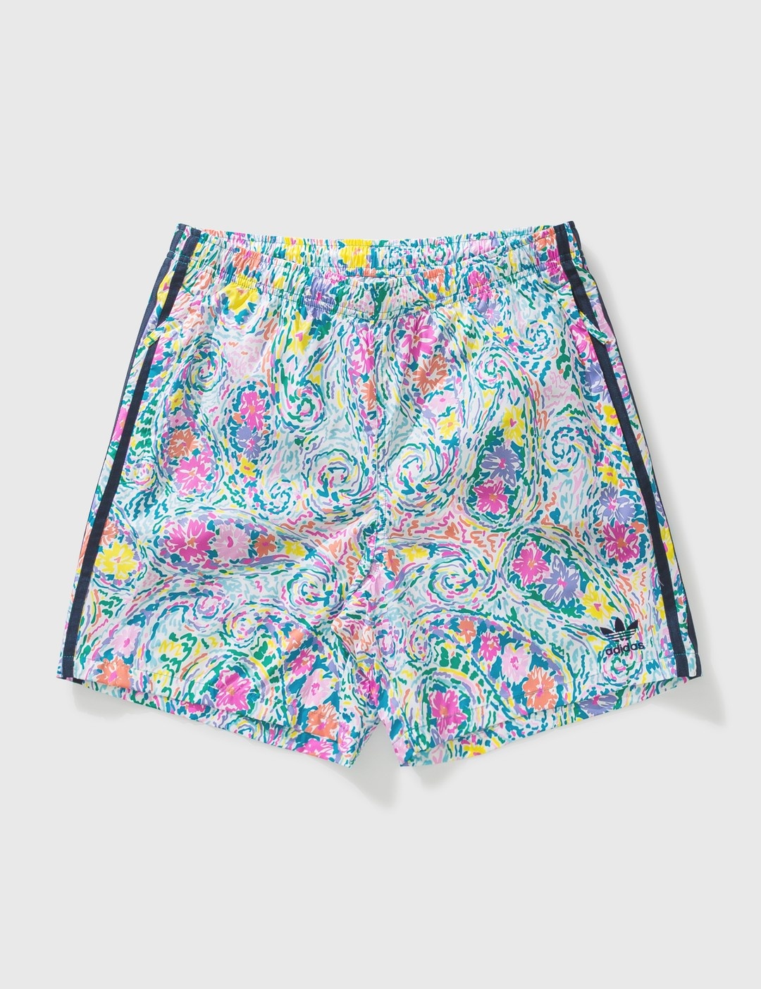 NOAH X ADIDAS FLORAL SHORTS - 1