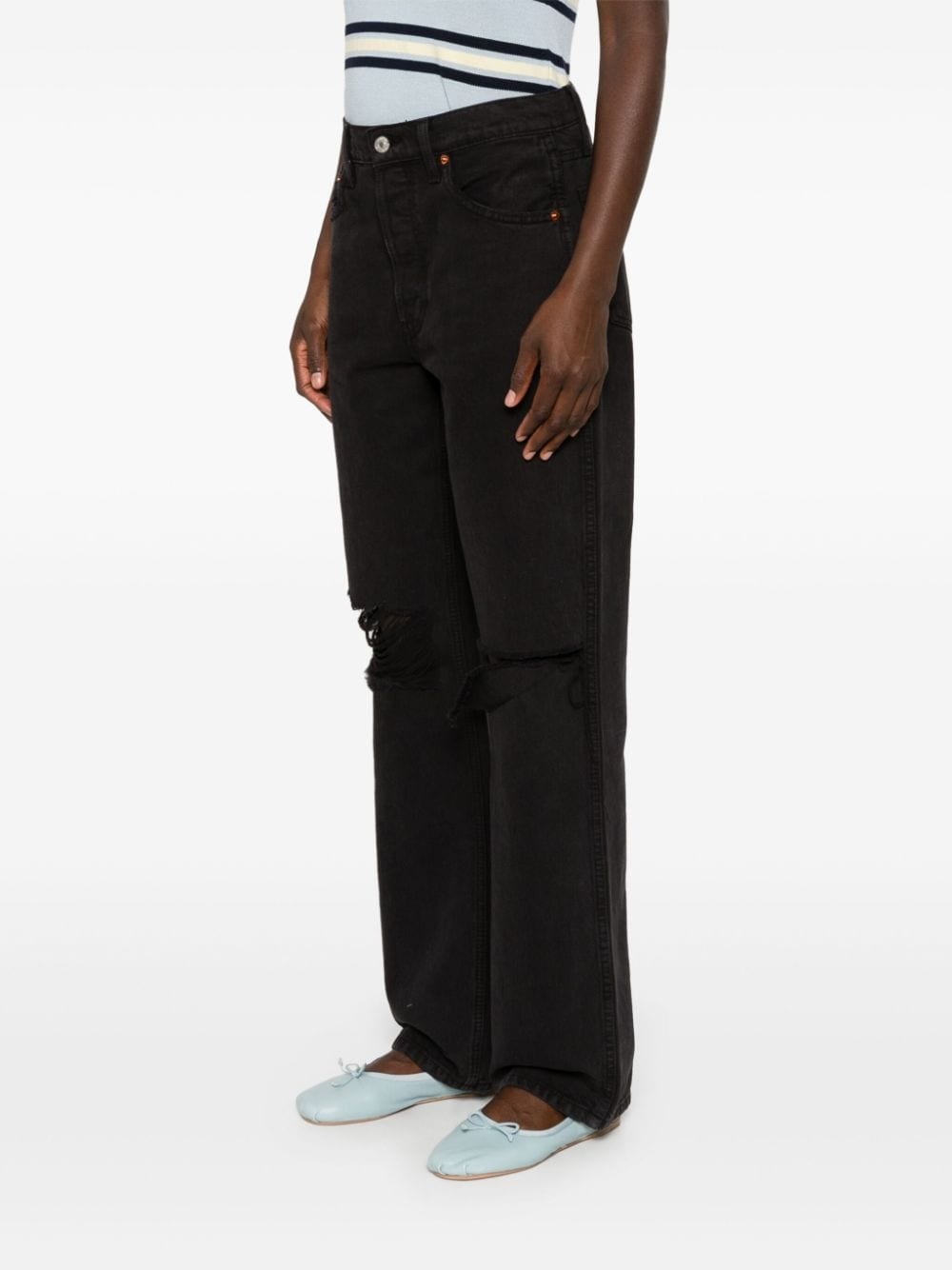 high-rise loose jeans - 3