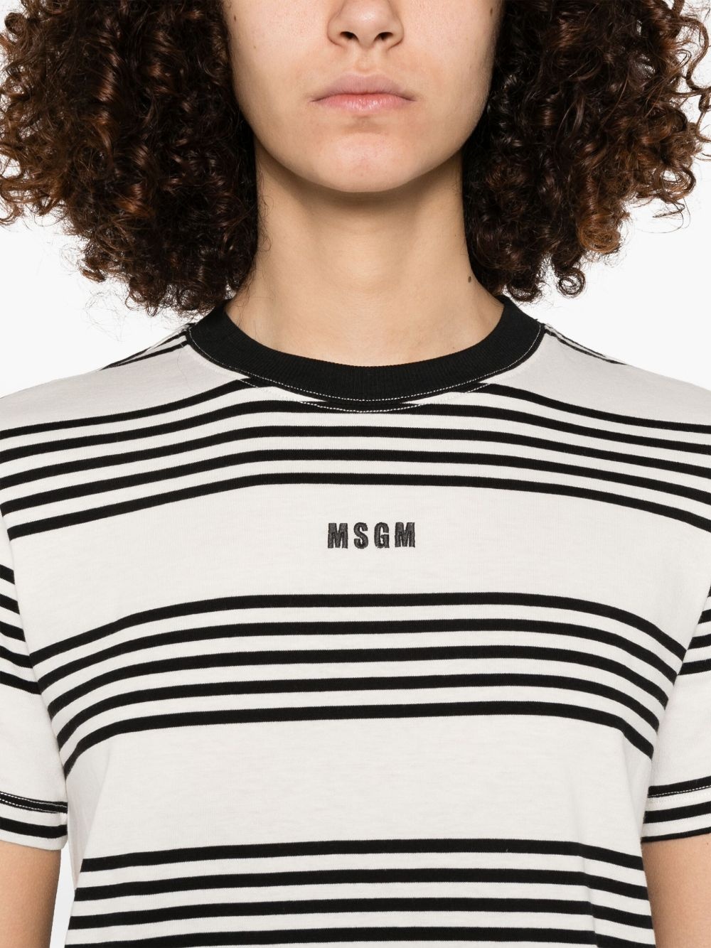 striped T-shirt - 5