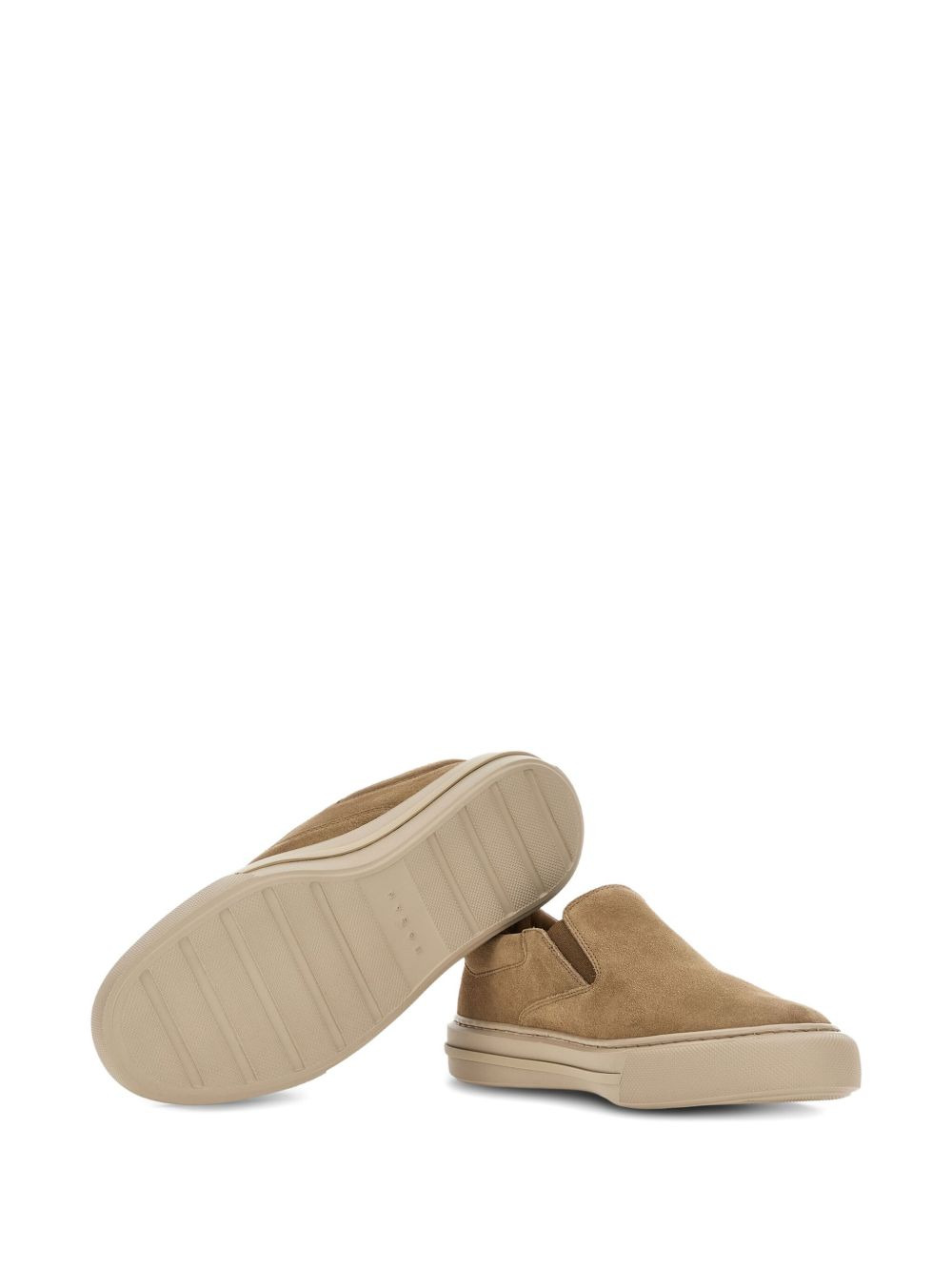 suede slip-on sneakers - 4