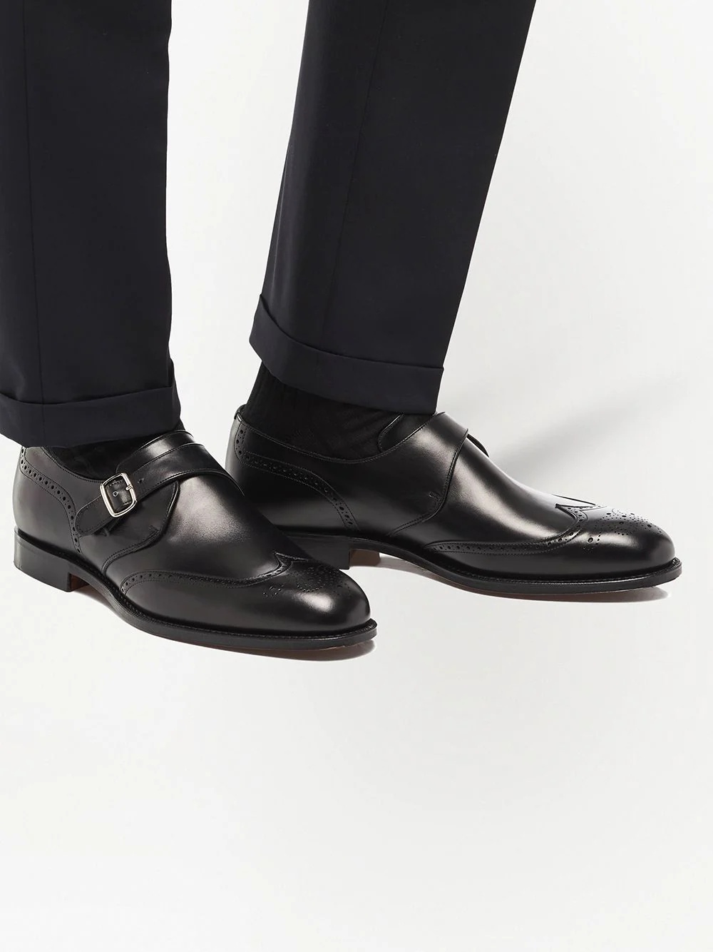 Nevada leather monk brogues - 5