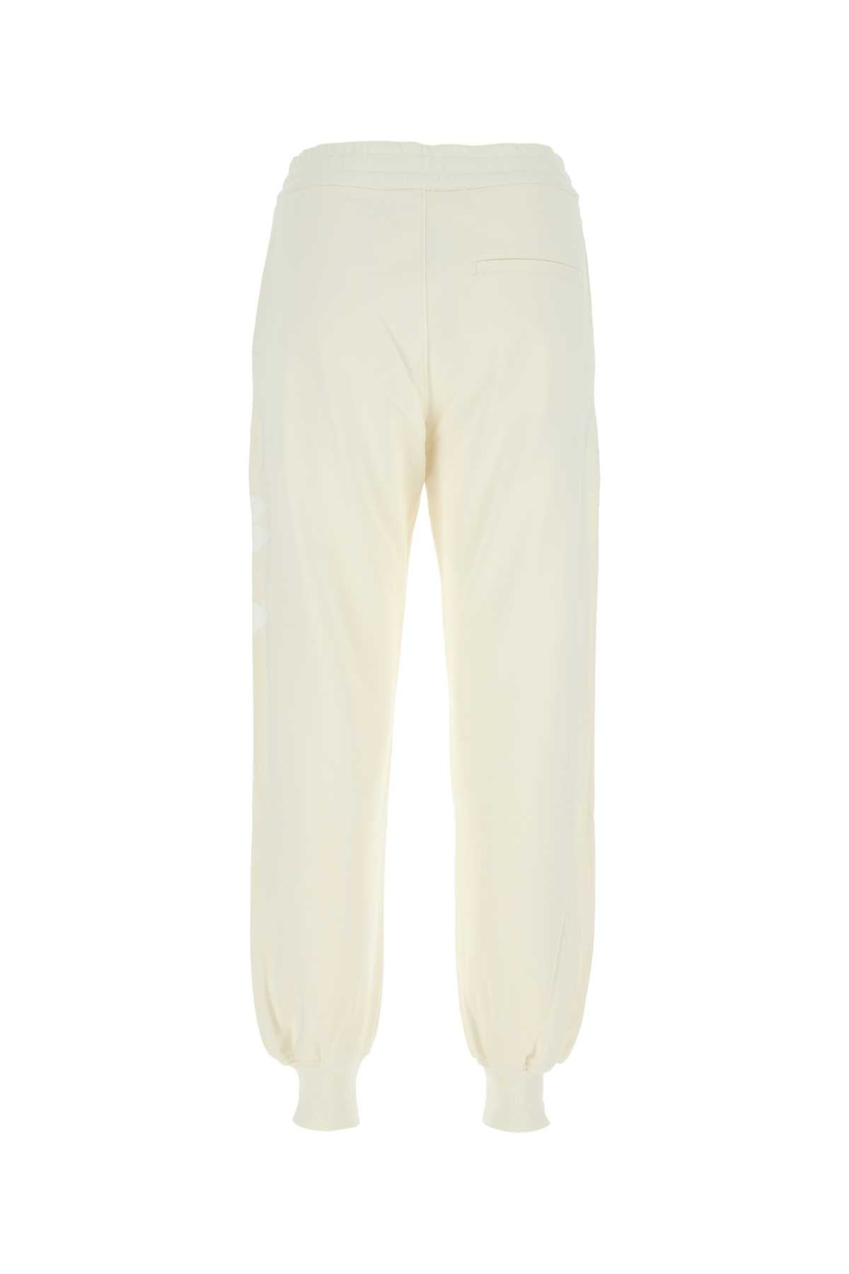 Alexander Mcqueen Women Ivory Cotton Joggers - 2