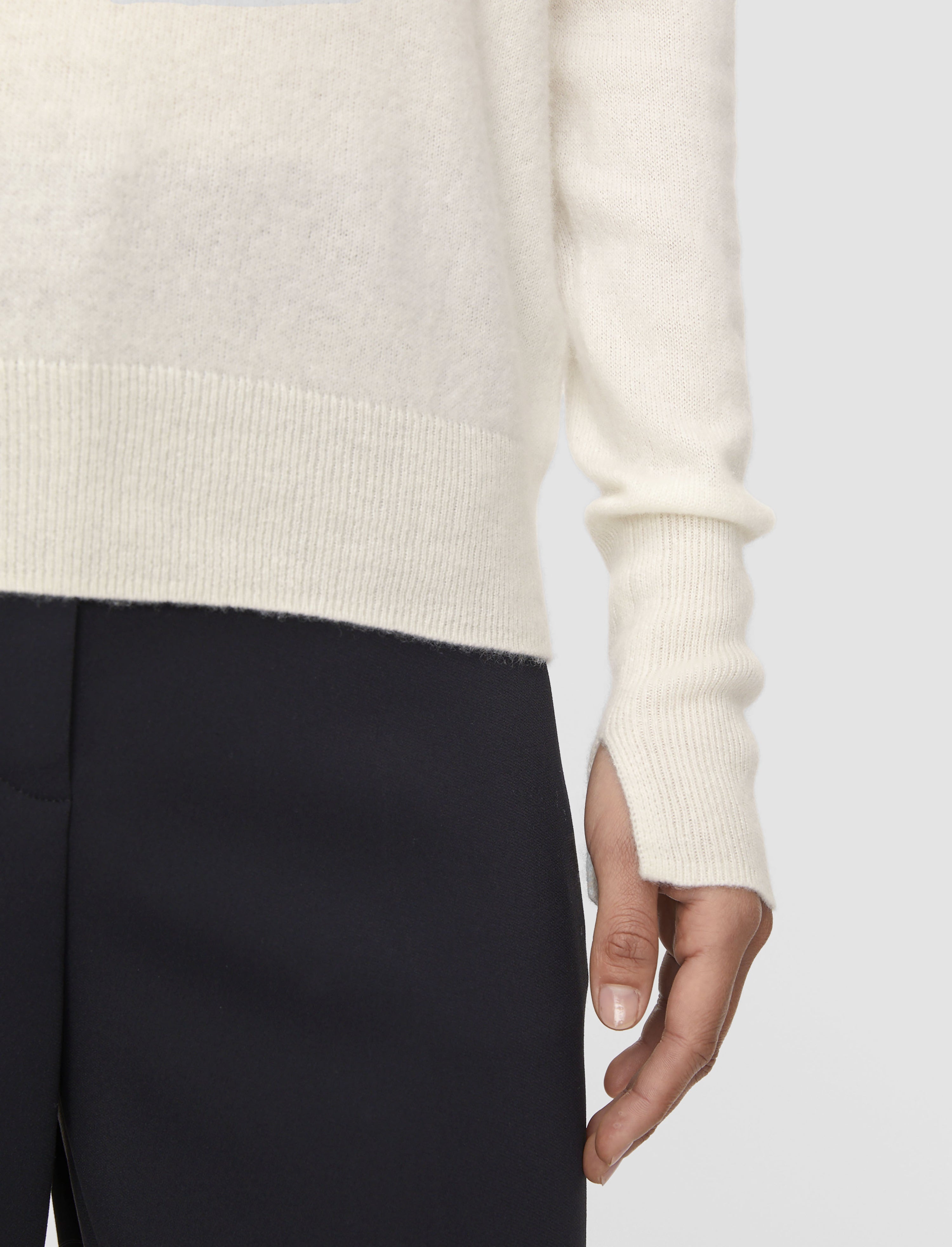 Light Pure Cashmere V Neck Jumper - 5