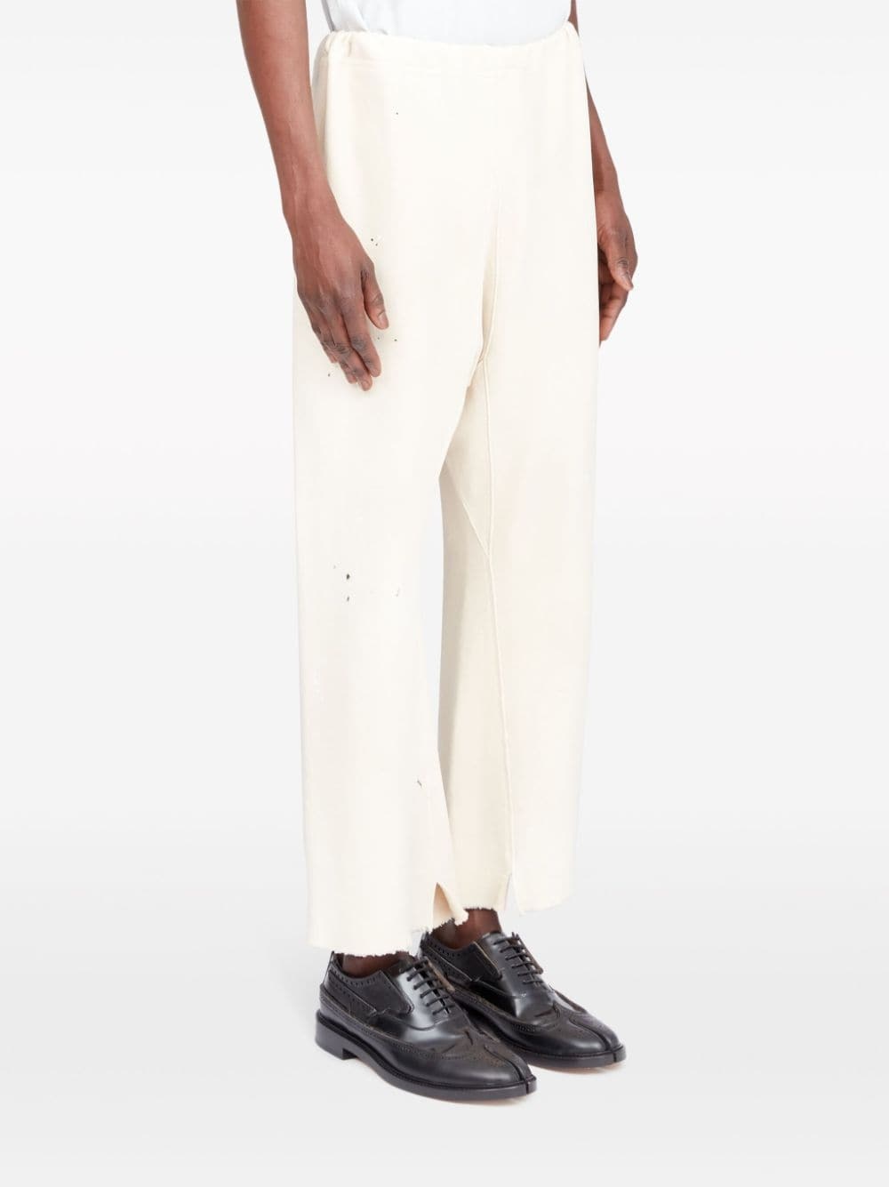 cut-out hem track pants - 3
