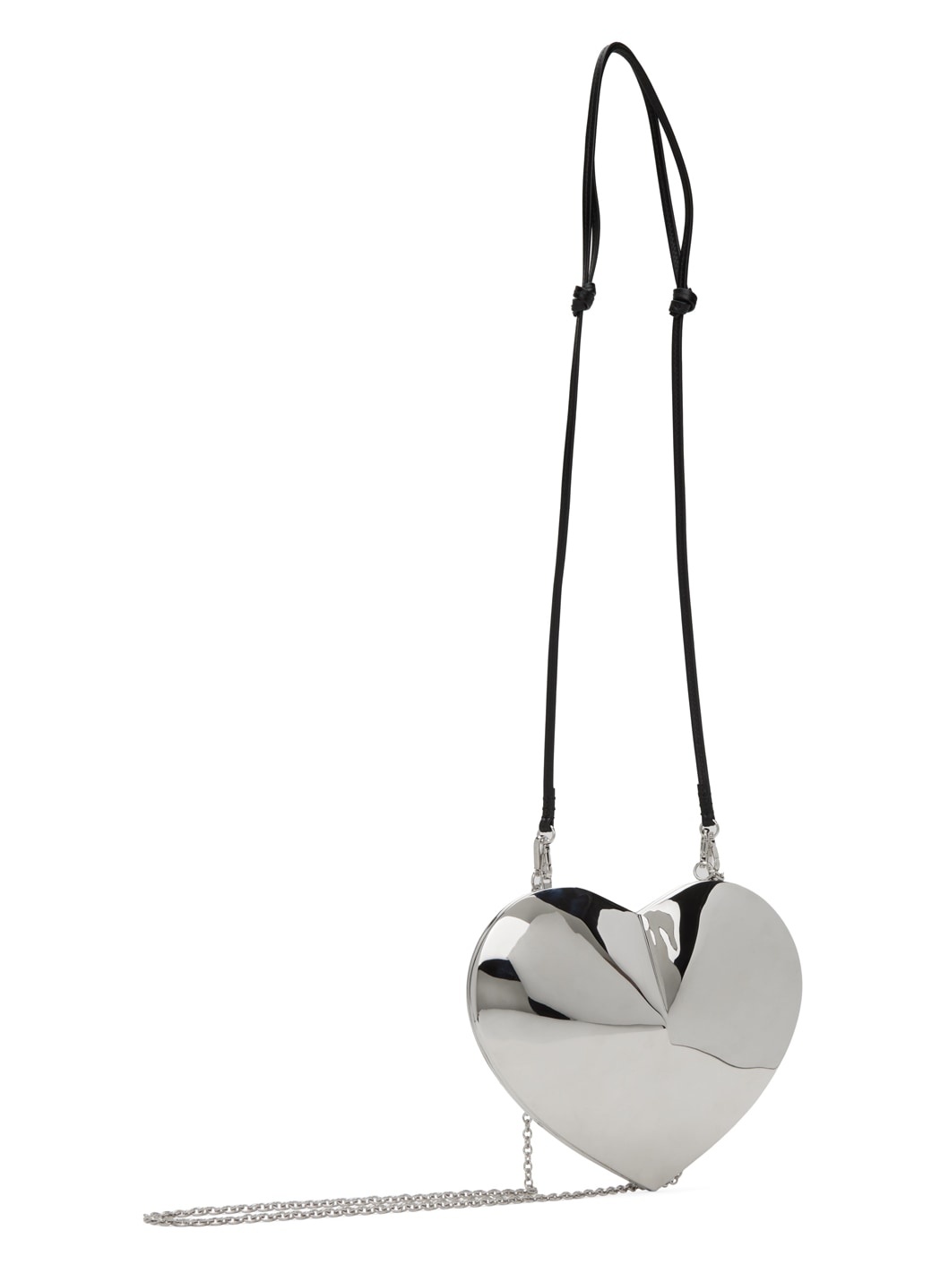 Silver 'Le Cœur' Minaudiere Bag - 3