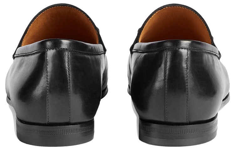(WMNS) Gucci Jordaan Leather Loafers Black 404069-BLM00-1000 - 4