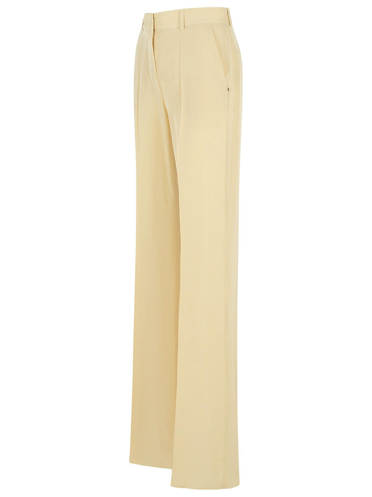 Sportmax 'Orario' Ivory Viscose Trousers Women - 2