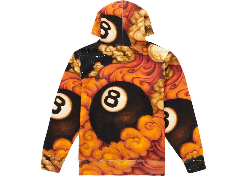 Supreme Supreme Martin Wong 8 Ball Hooded Sweatshirt Multi outlook