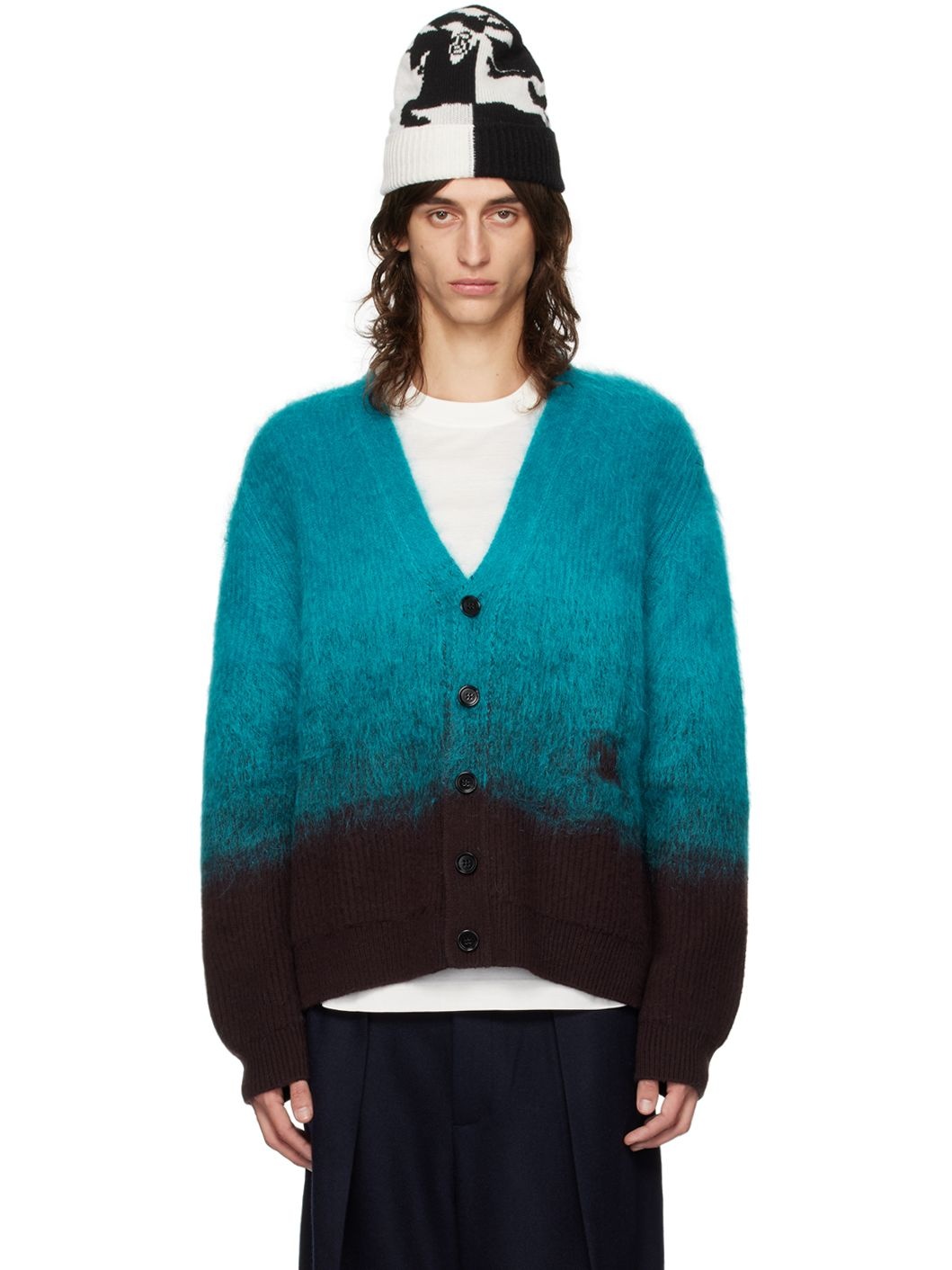 Blue Gradient Cardigan - 1
