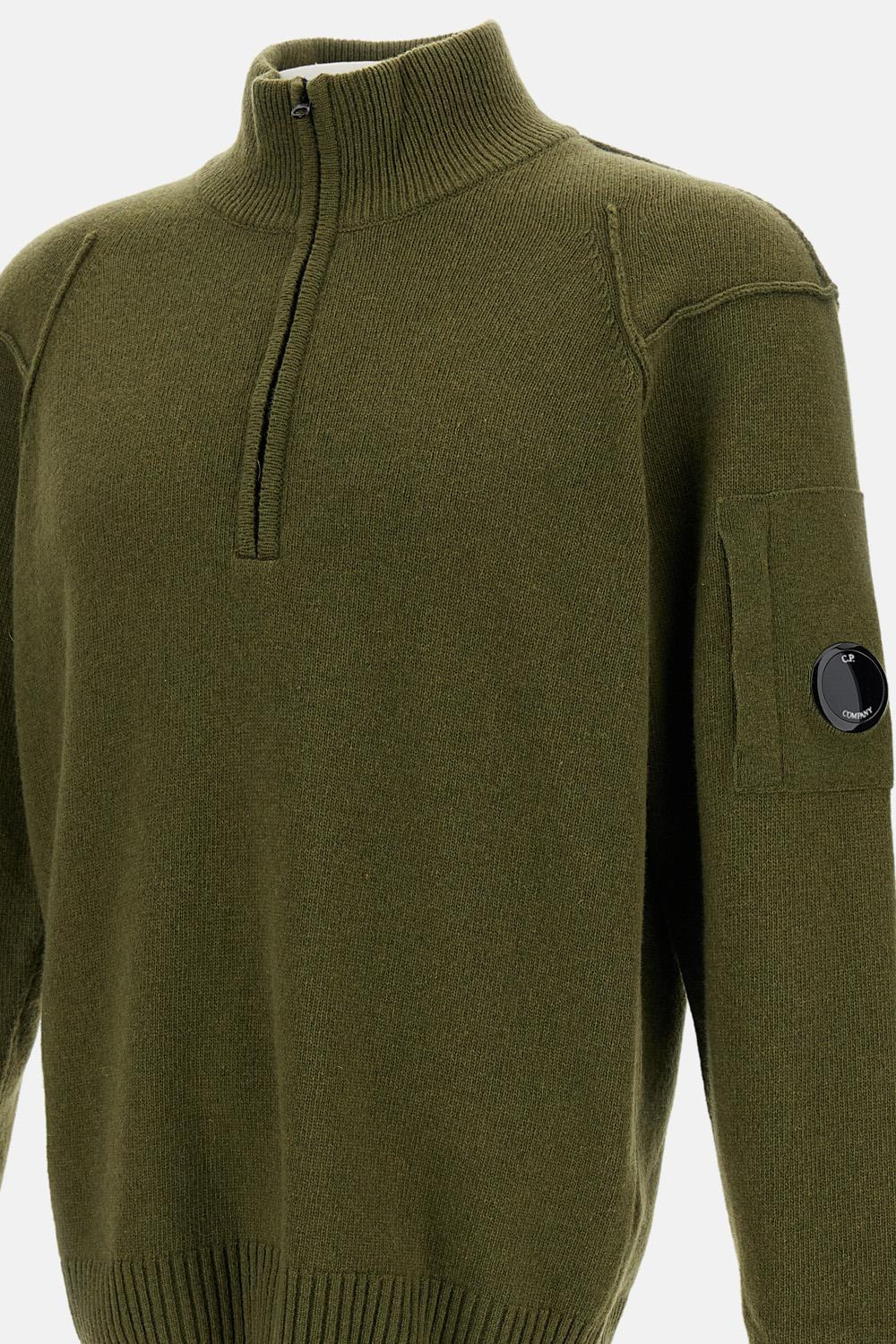 Polo knitwear with lambswool collar - 3