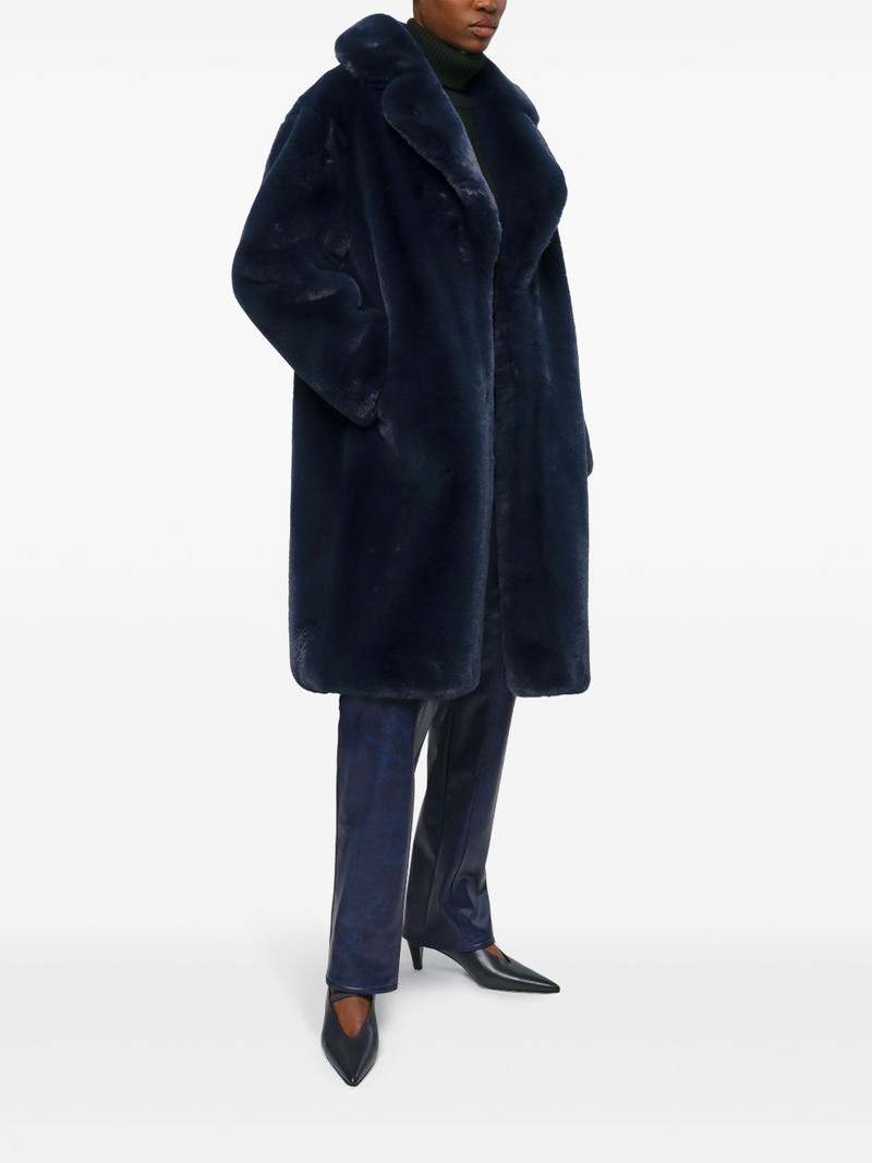 APPARIS Steffi wide-lapels faux-fur coat outlook