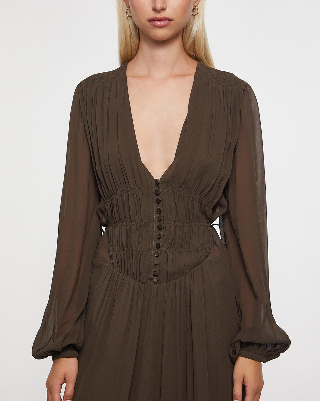 Dress Briane Khaki - 5