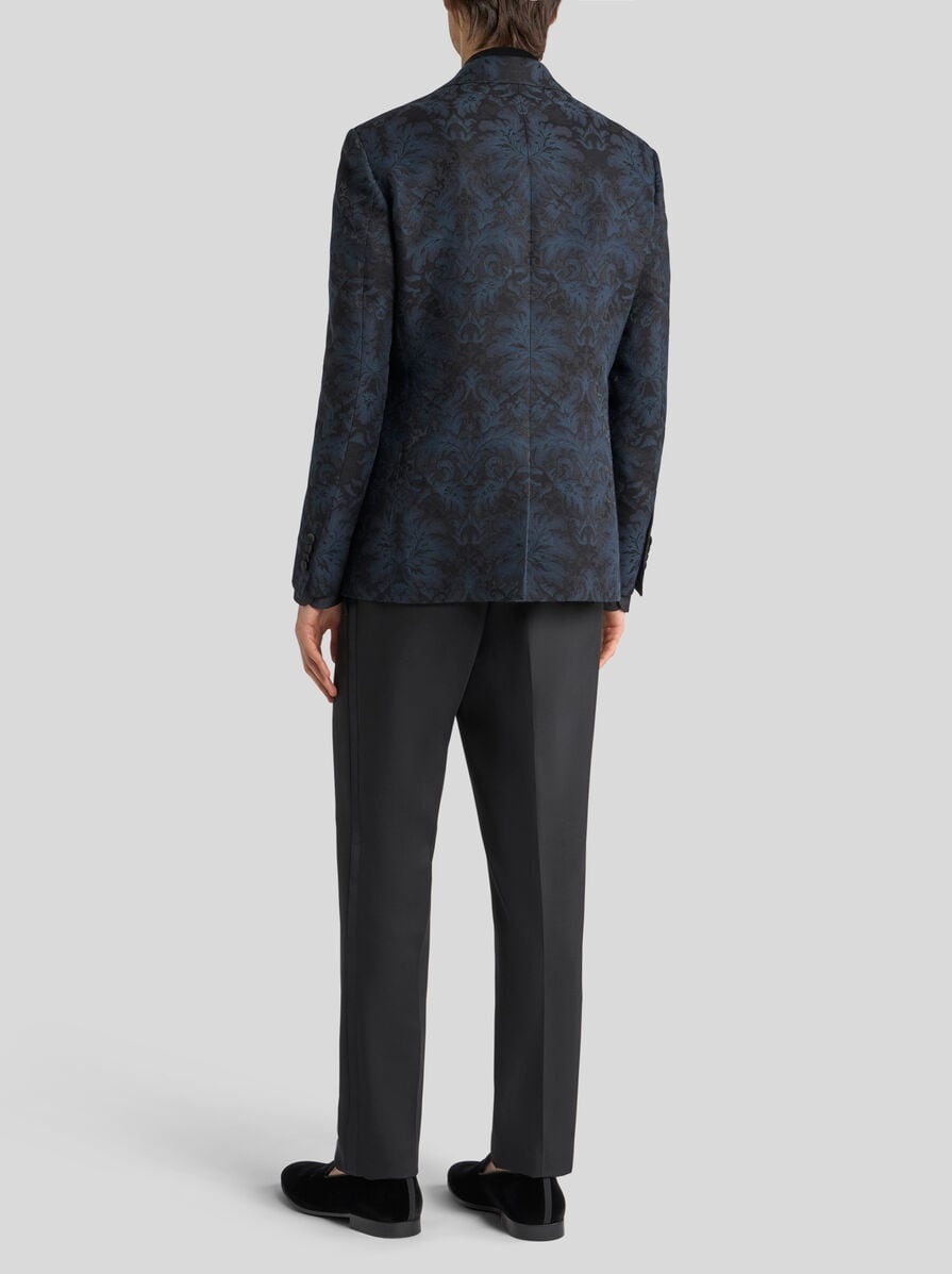 FLORAL JACQUARD BLAZER - 4
