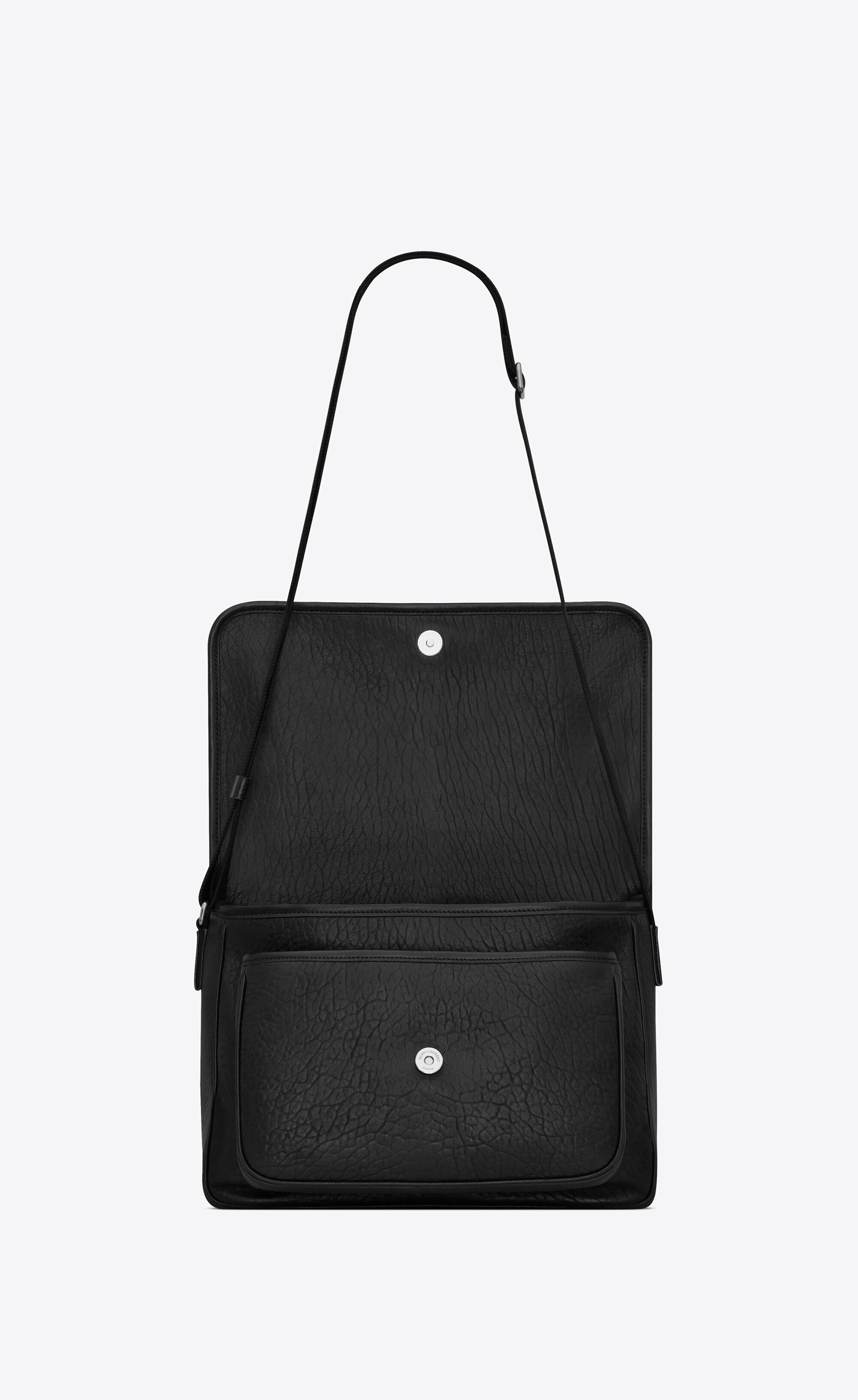 niki messenger in grained leather - 4