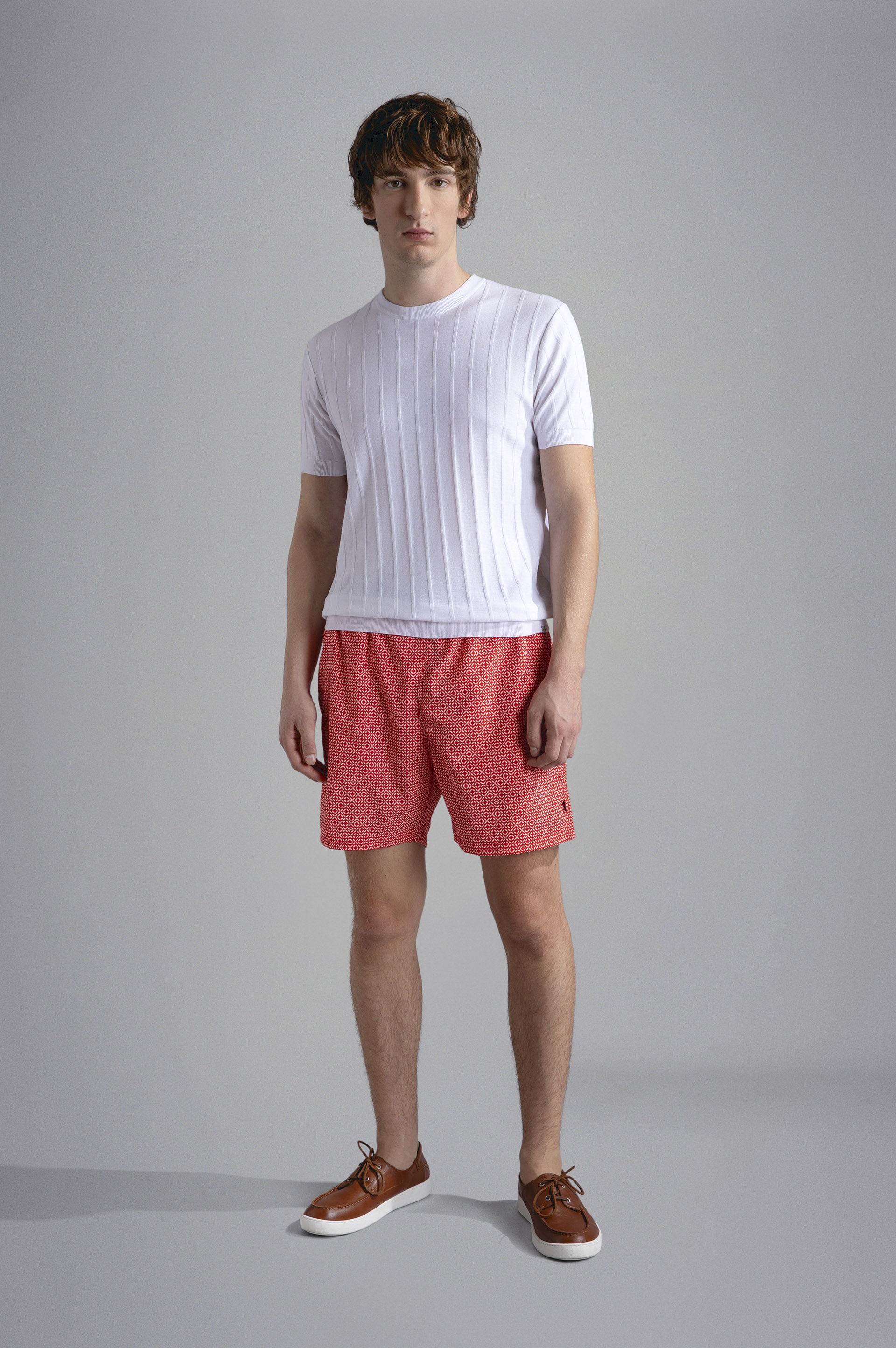 TWO-TONE SWIM SHORTS - 2