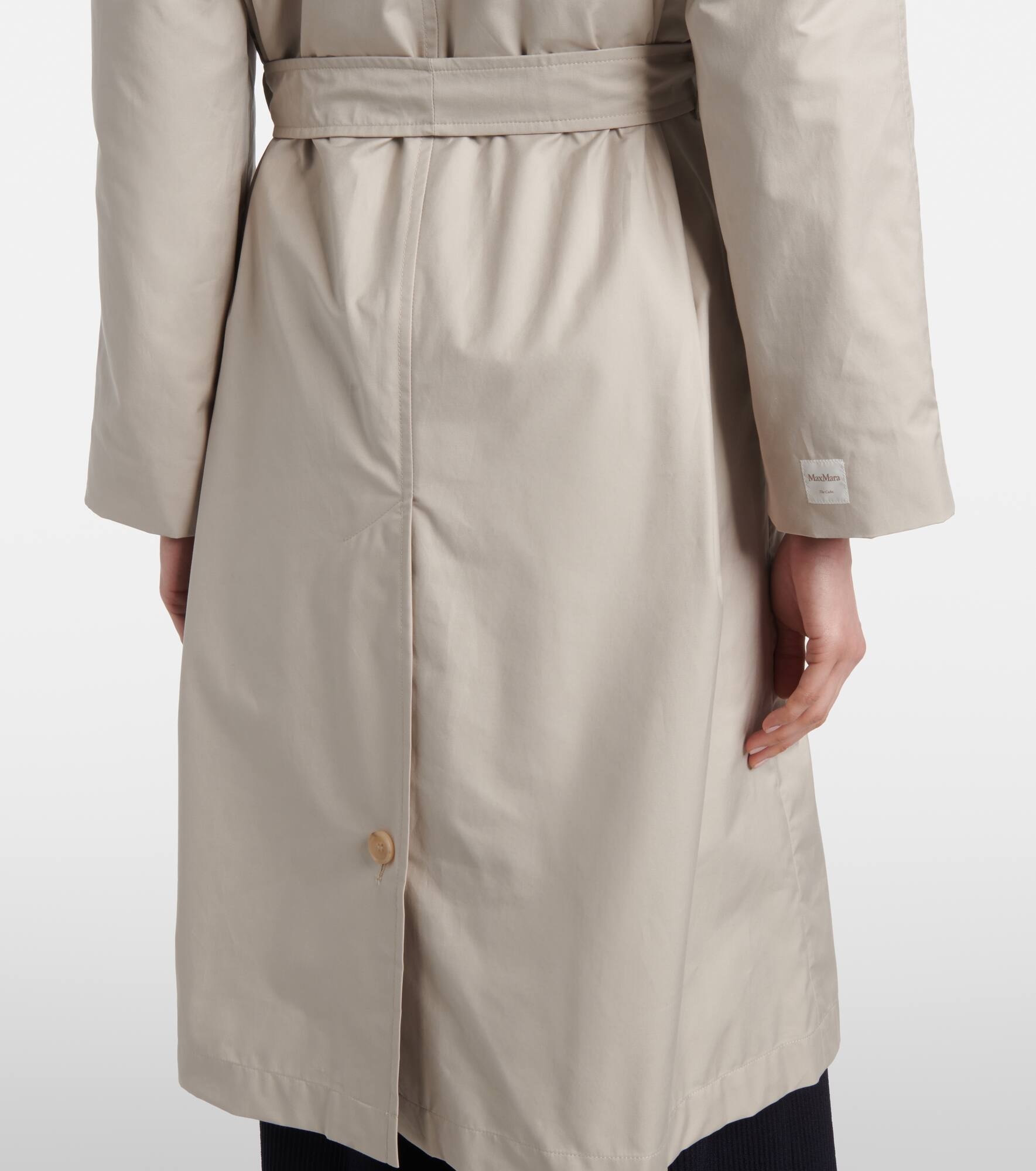 The Cube Orleans belted twill coat - 6