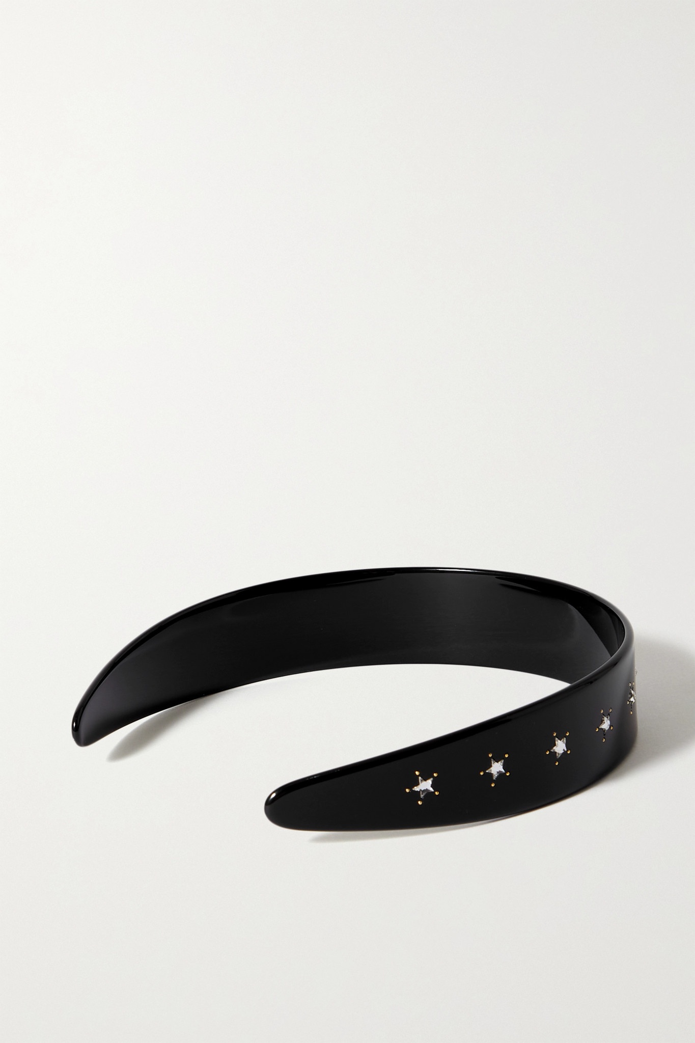 Crystal-embellished resin hairband - 3