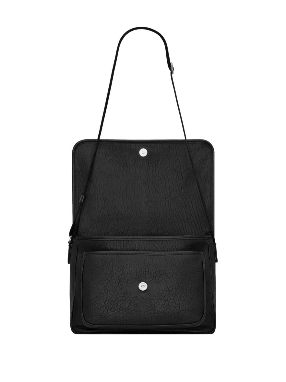 Niki logo-plaque messenger bag - 4