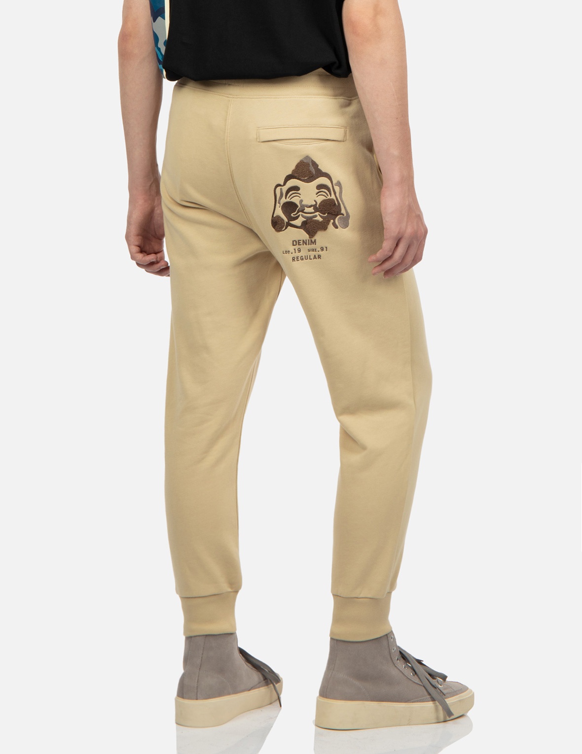 CAMOUFLAGE GODHEAD EMBROIDERY SWEATPANTS - 7