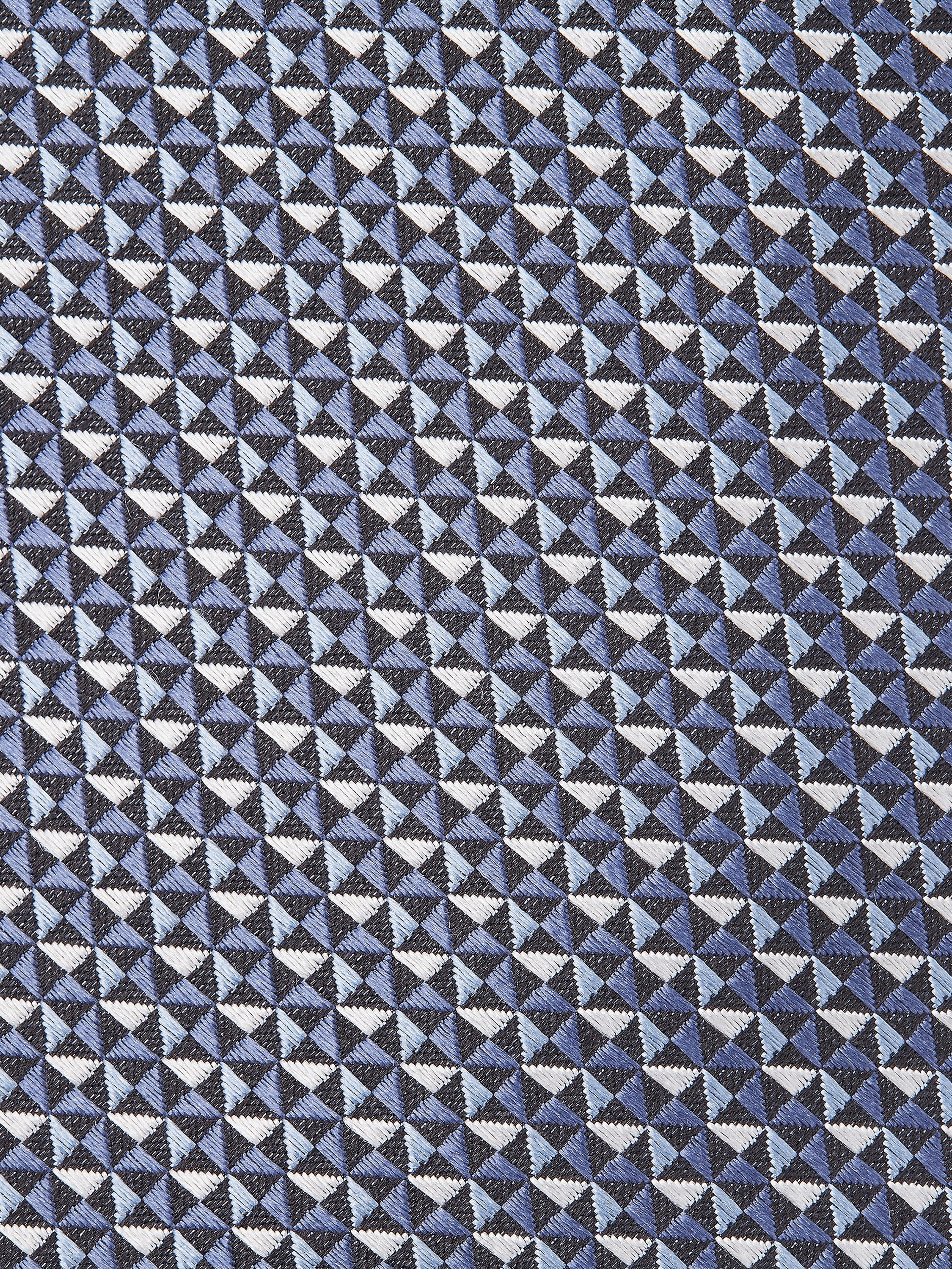 LIGHT BLUE SILK MACROARMATURE TIE - 2