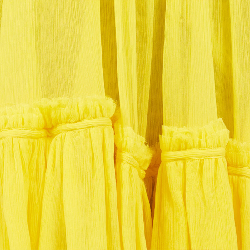 Chiffon Dress with Lace Detail 5