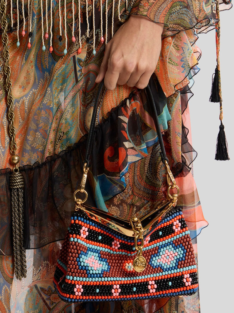 Etro SMALL VELA BAG WITH BEAD EMBROIDERY outlook