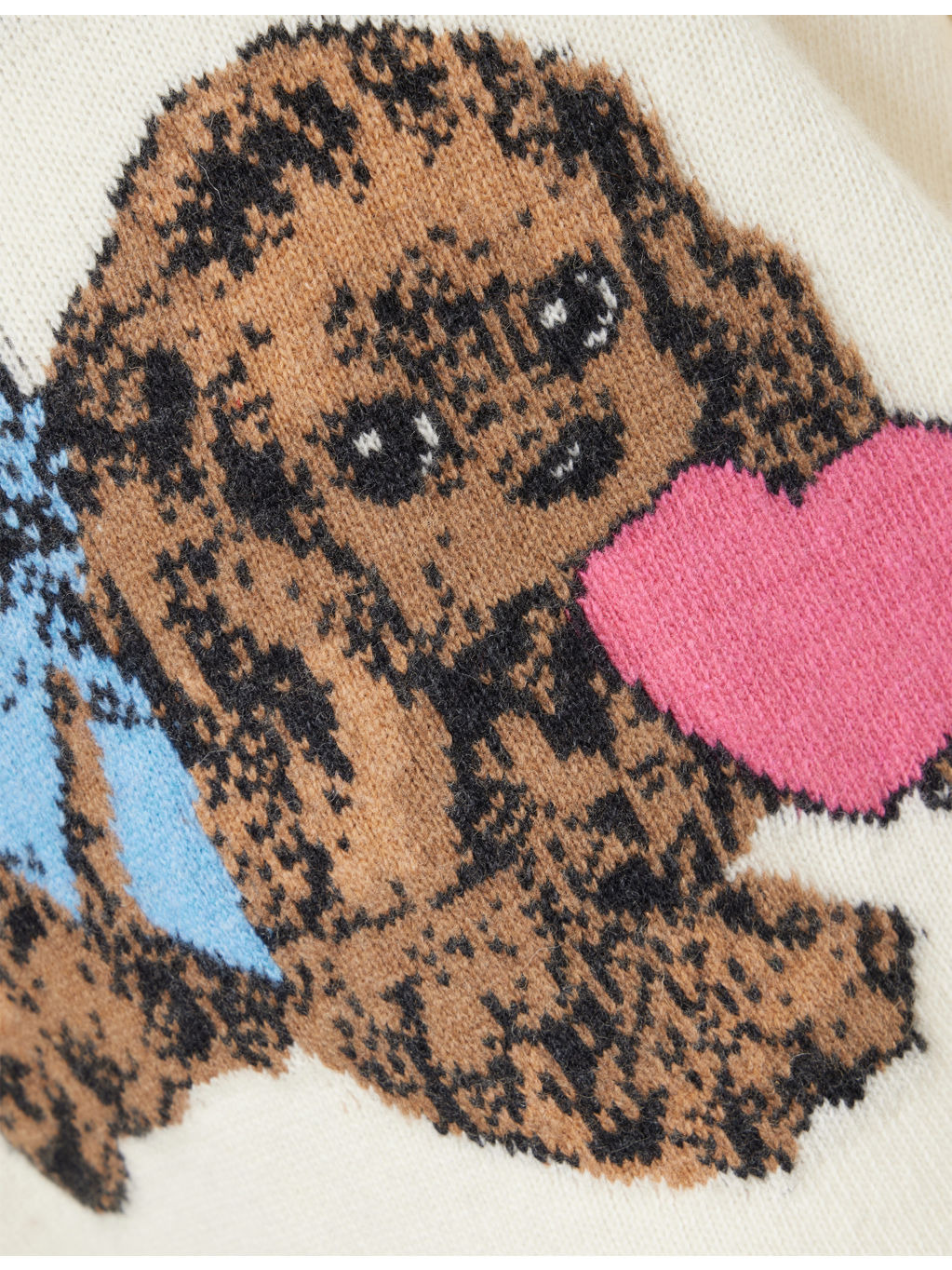 Puppy Round-Neck Wool-Blend Jumper - 6