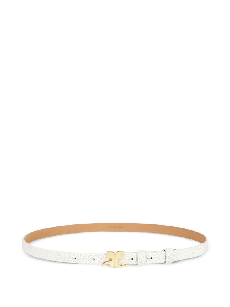 Viper leather belt 1
