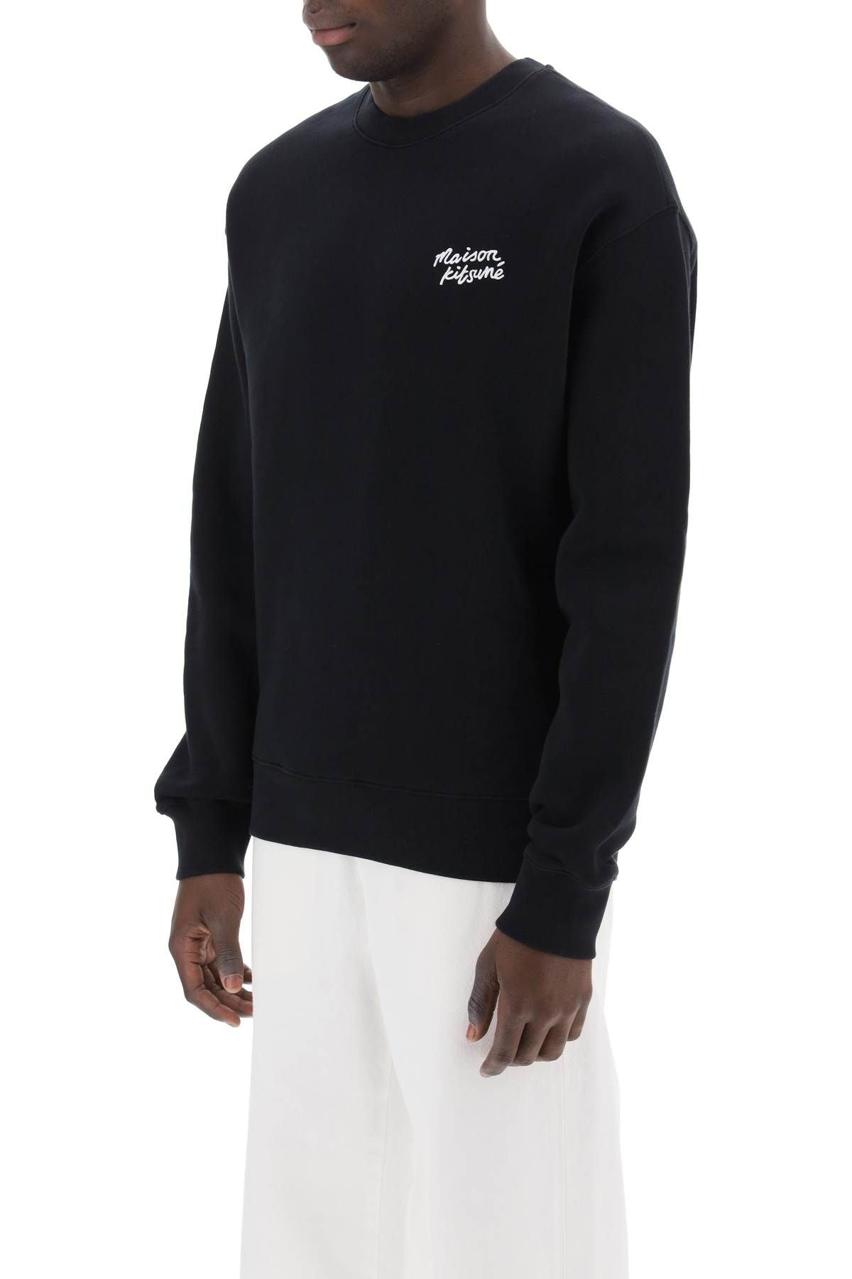 CREWNECK SWEATSHIRT WITH LOGO LETTERING - 5