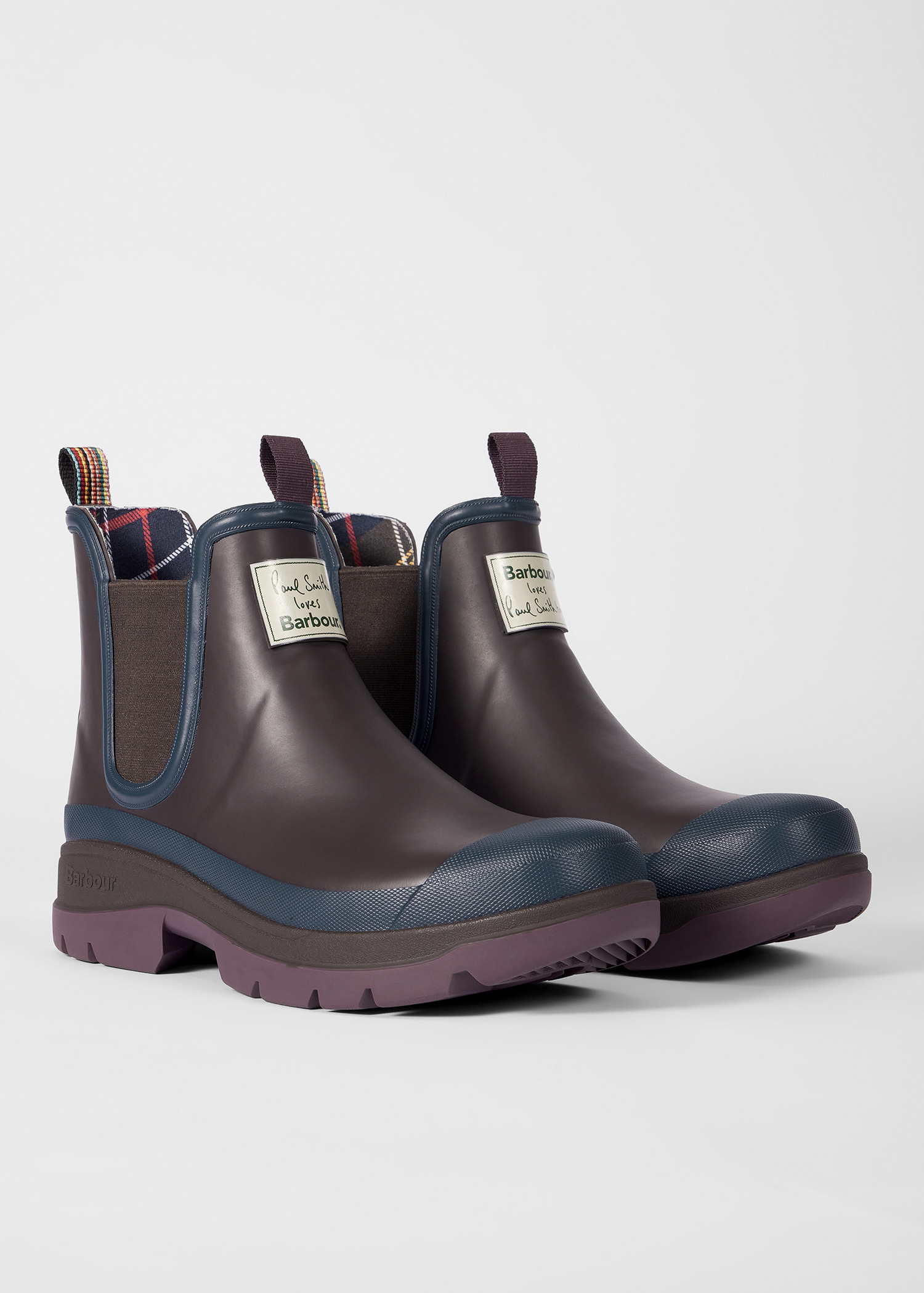 Paul Smith loves Barbour - Rustic Ankle Wellingtons - 5