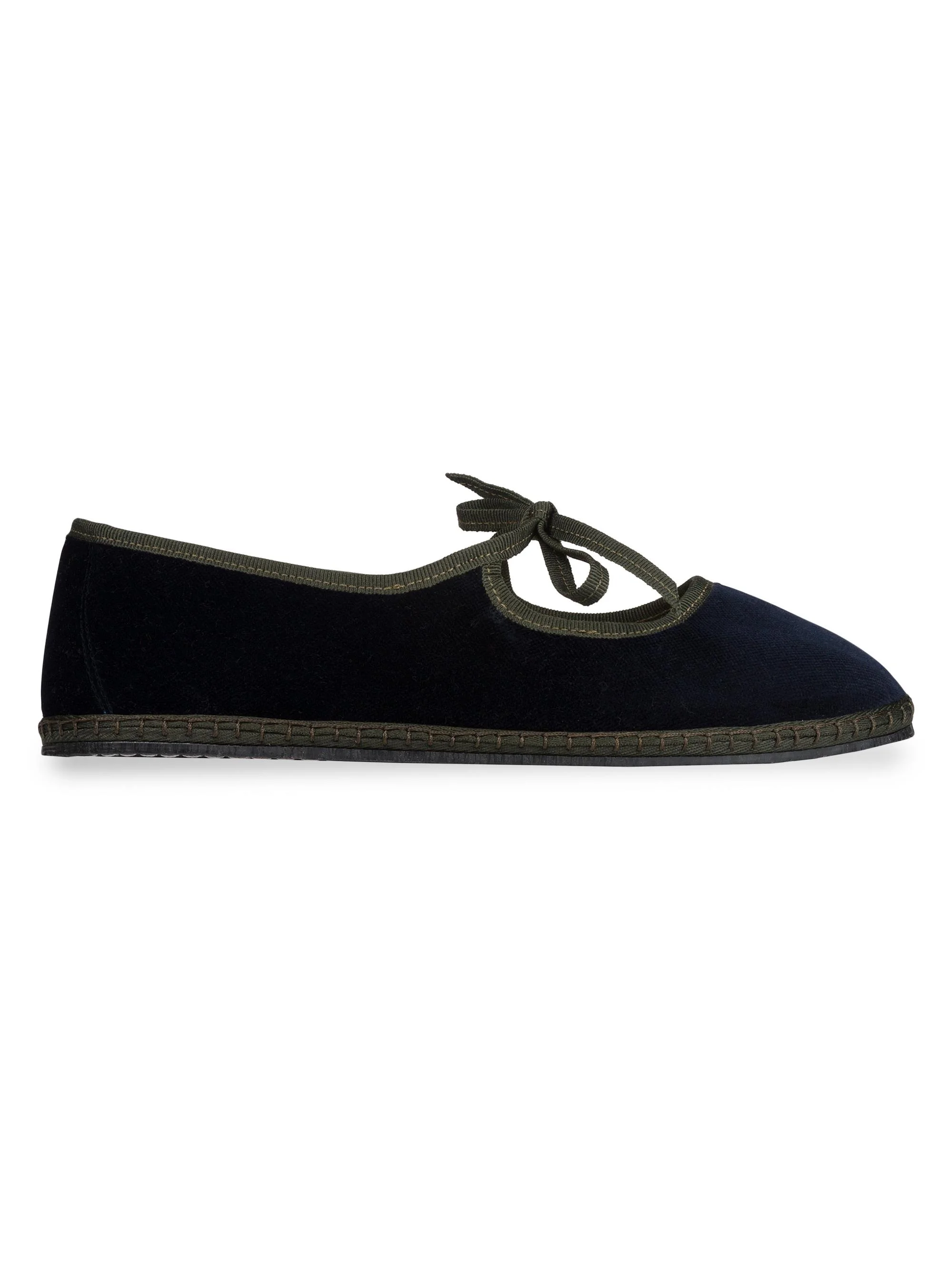 Women's Timeless Brigitte Cotton Velvet Slippers - Zattere - 1
