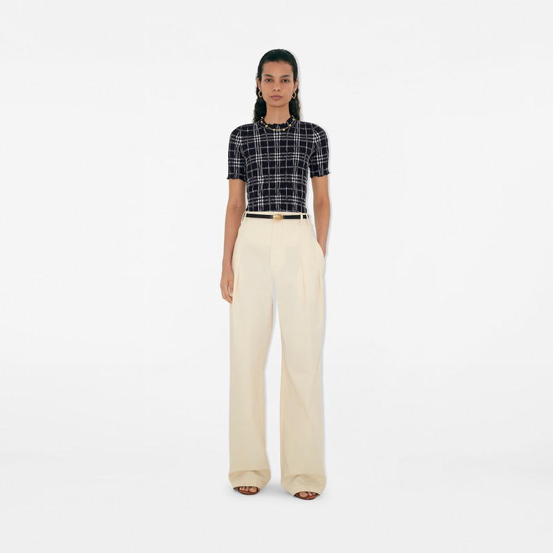 Burberry Thin Reversible Leather Oval Knight Stamp Belt​ outlook