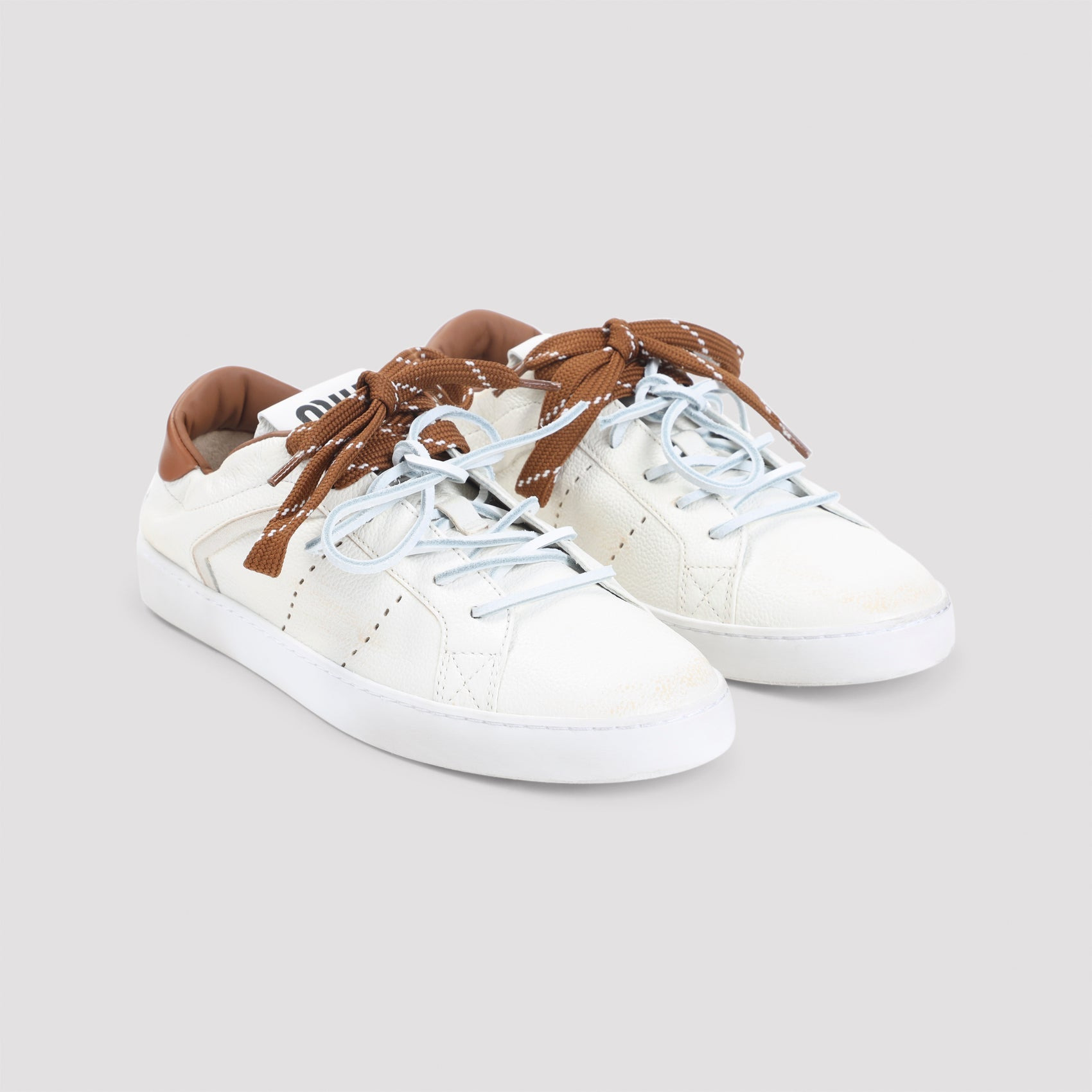 Miu Miu Calf Leather Sneakers Women - 3