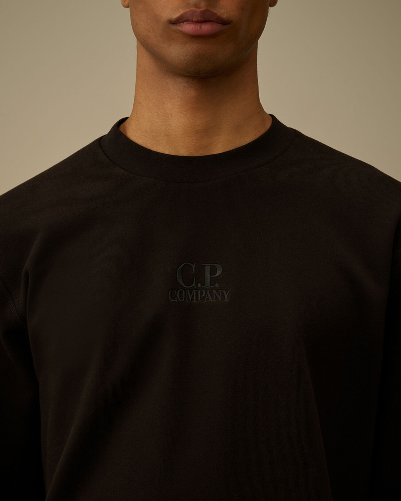 Diagonal Raised Fleece Crewneck Sweatshirt 5
