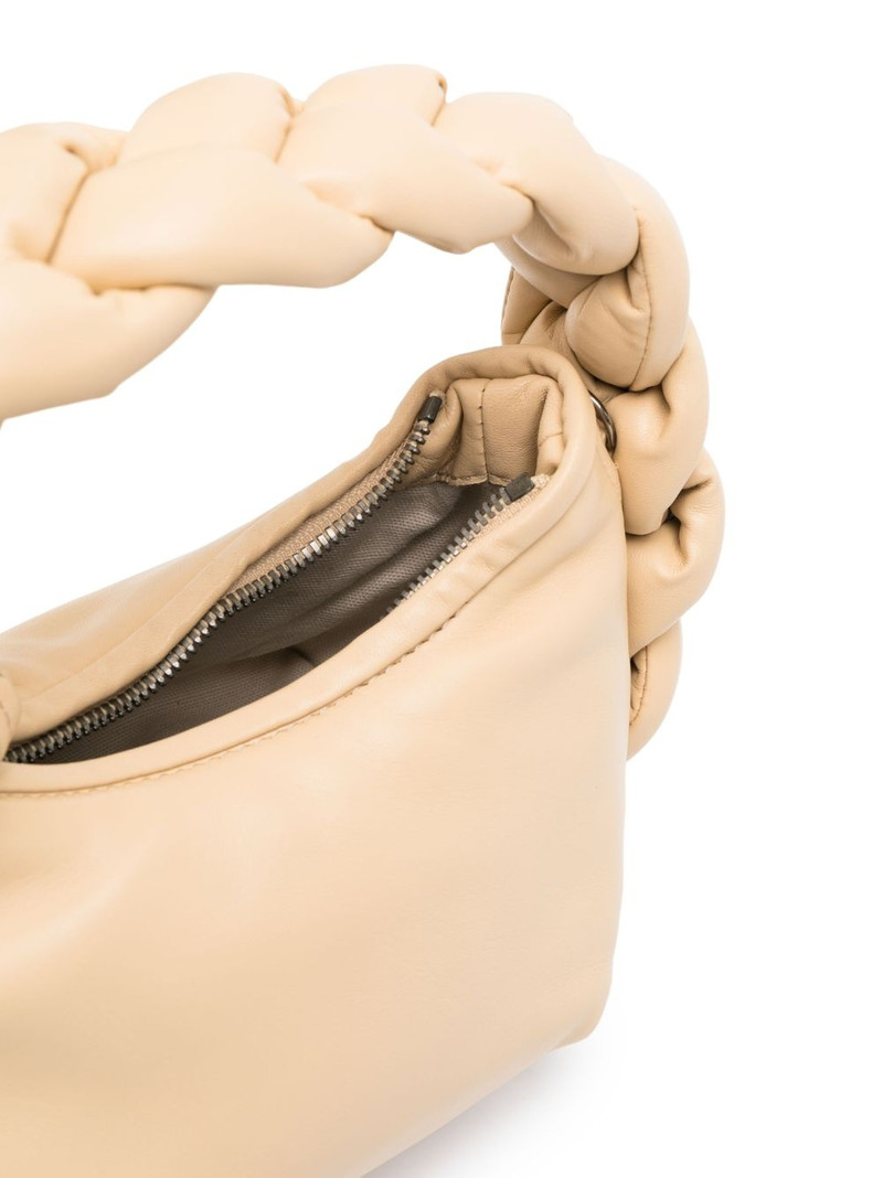Espiga mini braided handle leather handbag 4