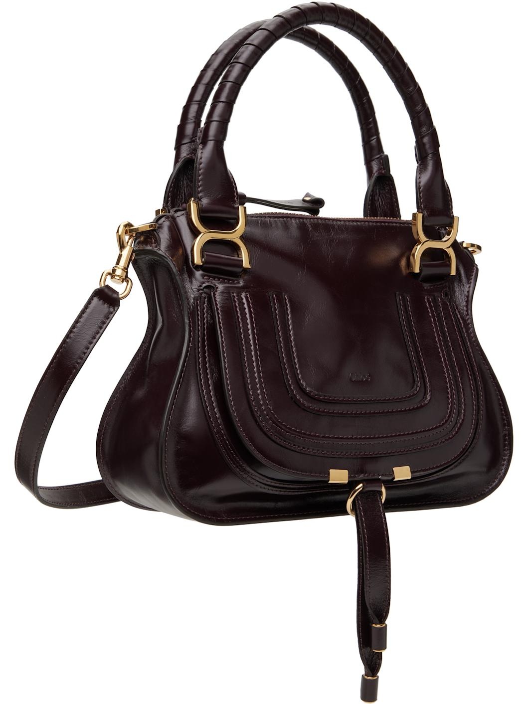 Burgundy Small Marcie Bag - 2