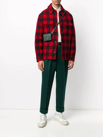 AMI Paris check button jacket outlook